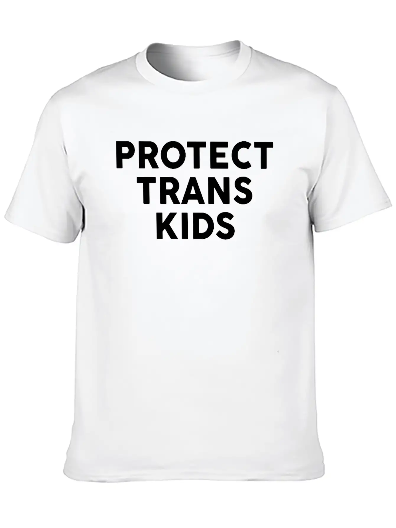 Protect Trans Kids Essential Cotton Tee For Daily Outfits – Unisex Style