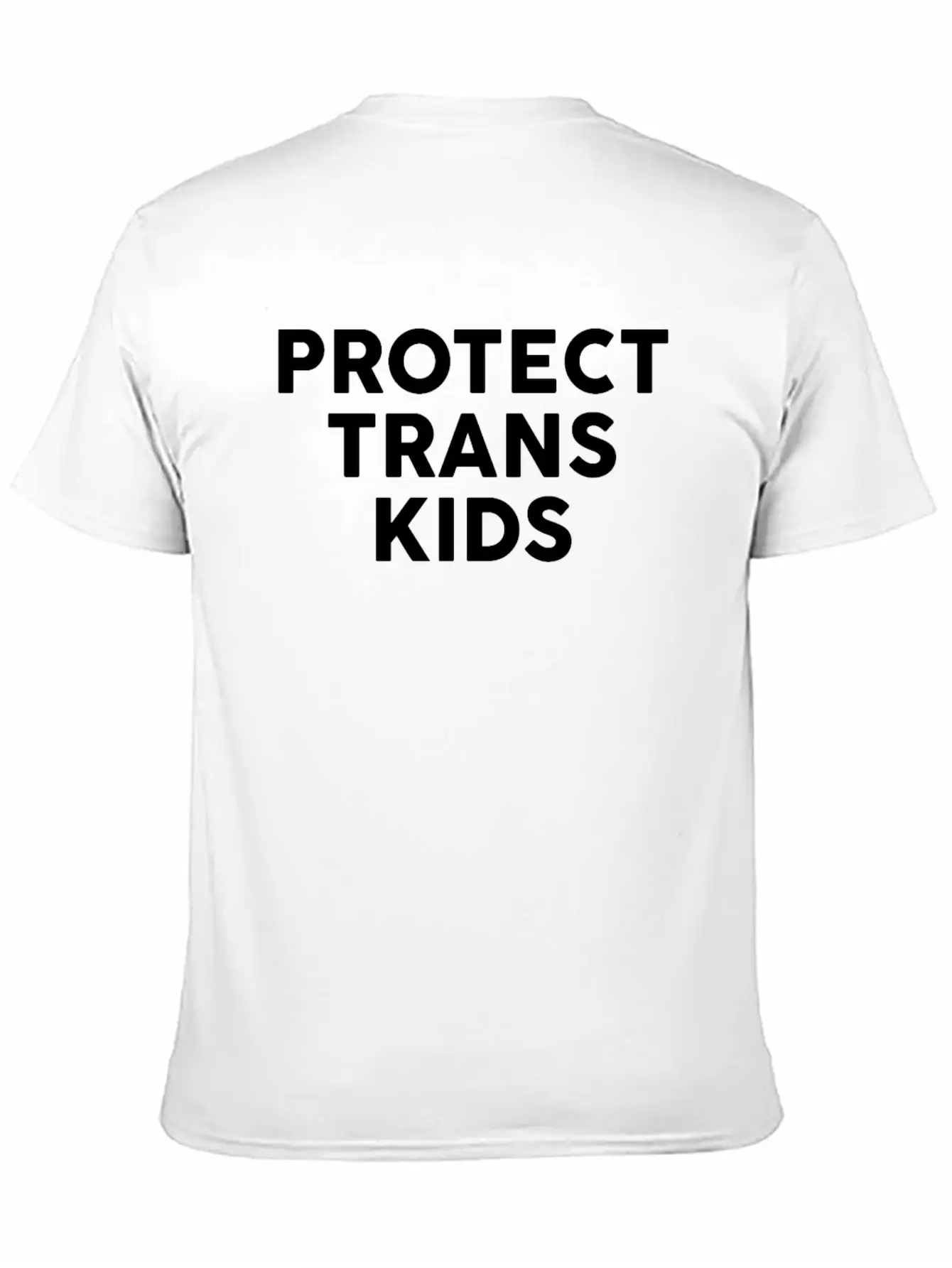 Protect Trans Kids Essential Cotton Tee For Daily Outfits – Unisex Style