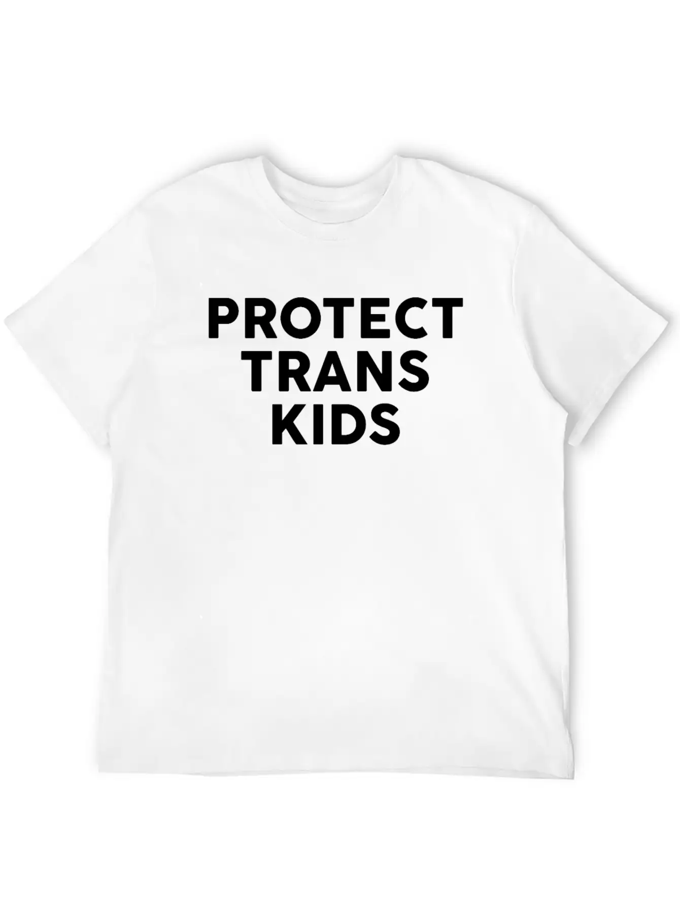 Protect Trans Kids Essential Cotton Tee For Daily Outfits – Unisex Style