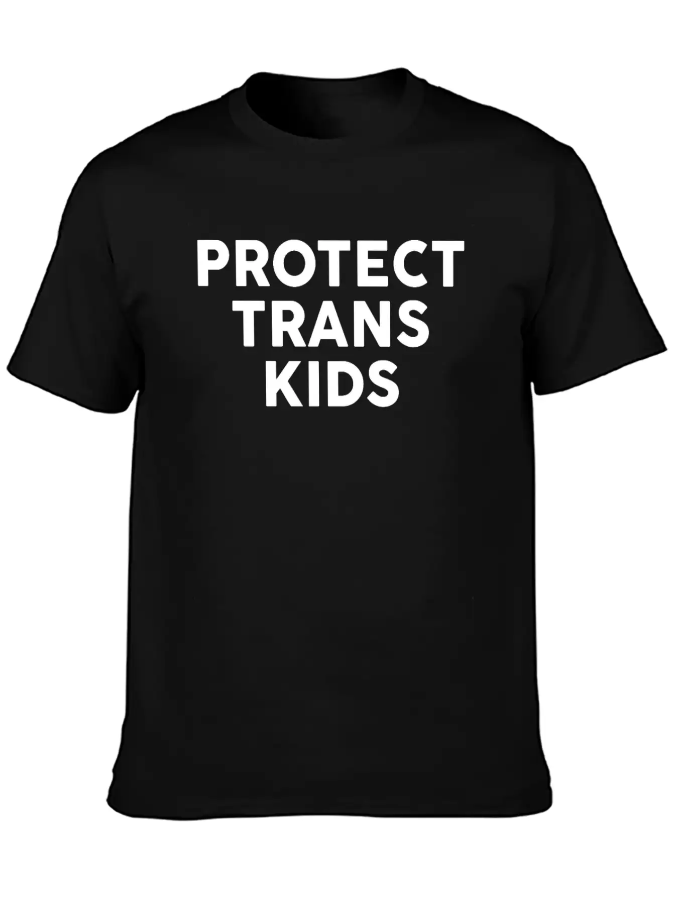 Protect Trans Kids Essential Cotton Tee For Daily Outfits – Unisex Style