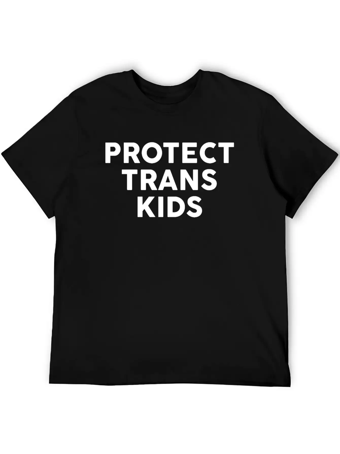 Protect Trans Kids Essential Cotton Tee For Daily Outfits – Unisex Style