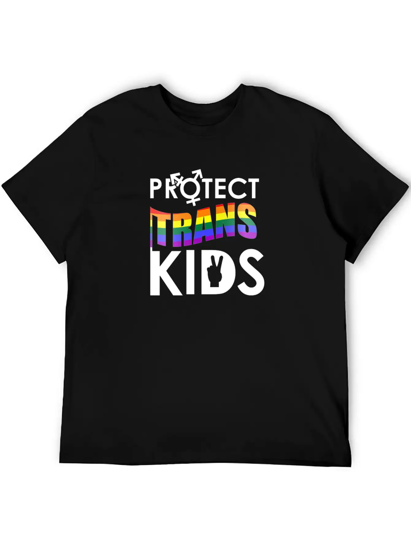 Protect Trans Kids - LGBTQ Pride Transgender Gift Soft Cotton Short Sleeve Tee – Unisex Wardrobe Staple