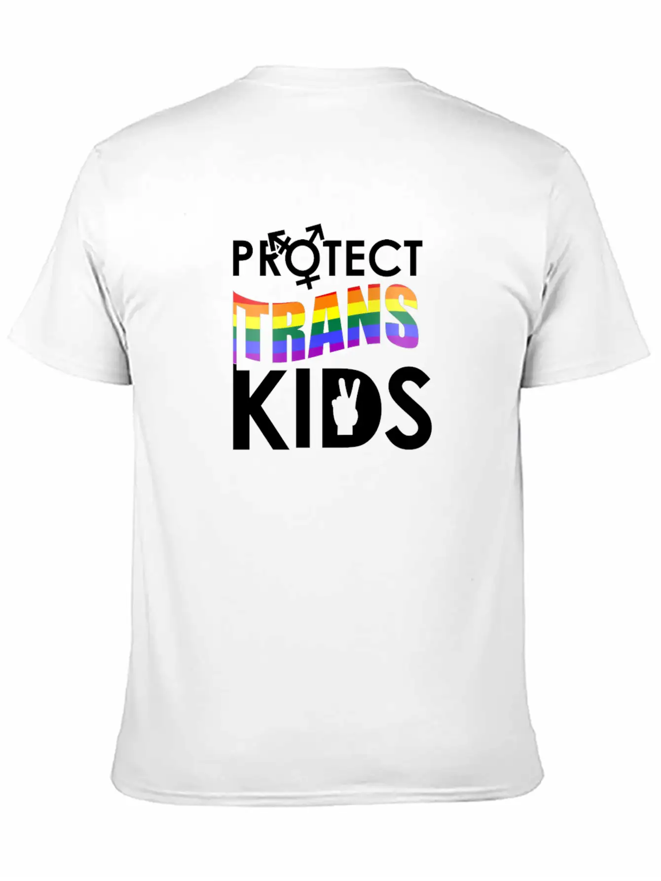 Protect Trans Kids - LGBTQ Pride Transgender Gift Soft Cotton Short Sleeve Tee – Unisex Wardrobe Staple