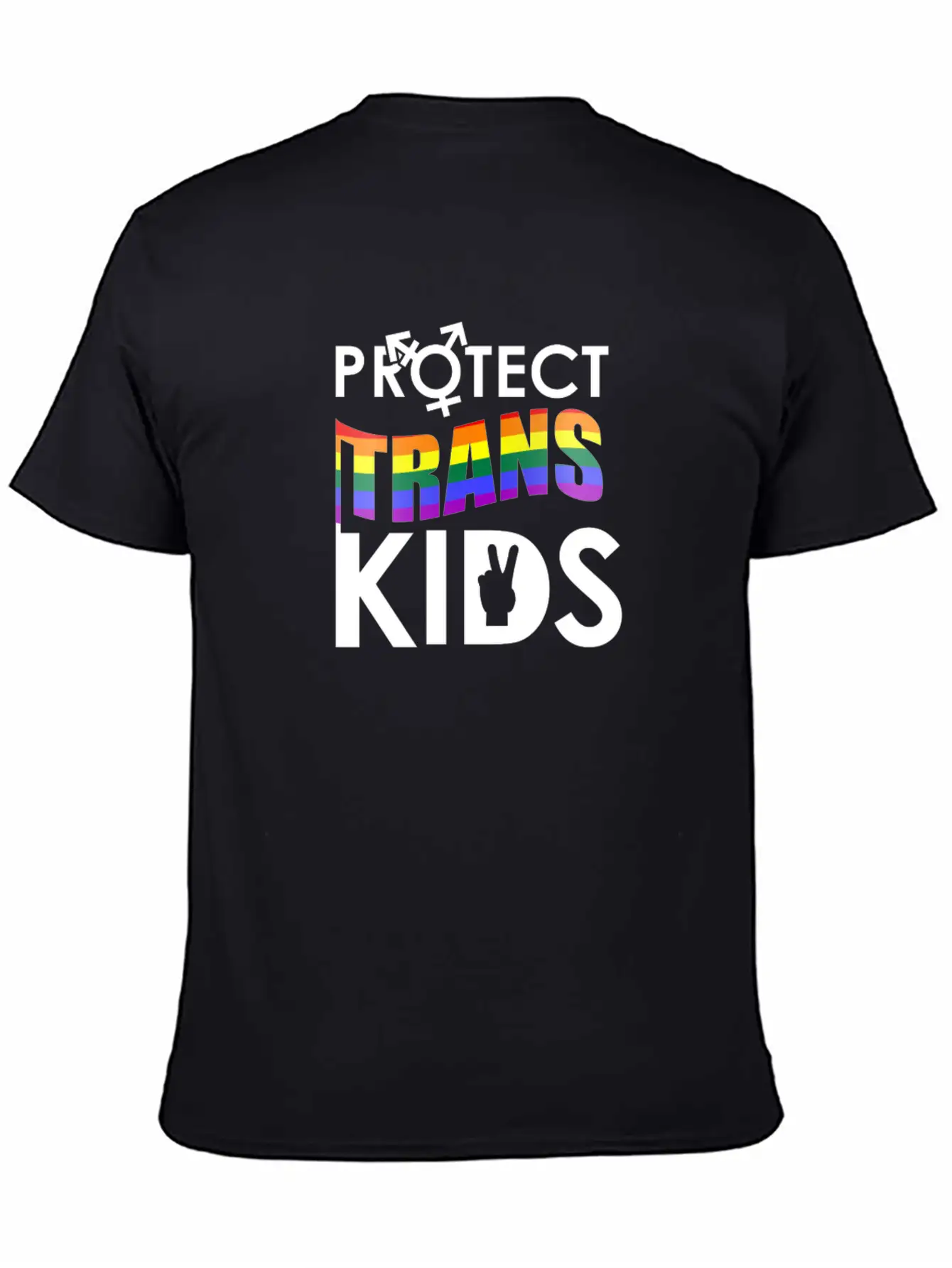 Protect Trans Kids - LGBTQ Pride Transgender Gift Soft Cotton Short Sleeve Tee – Unisex Wardrobe Staple