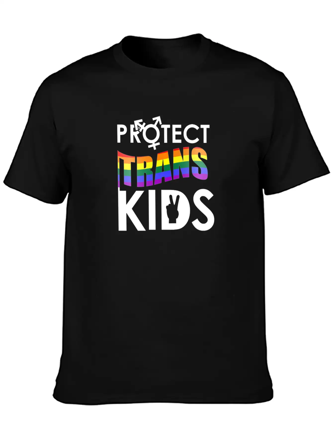 Protect Trans Kids - LGBTQ Pride Transgender Gift Soft Cotton Short Sleeve Tee – Unisex Wardrobe Staple