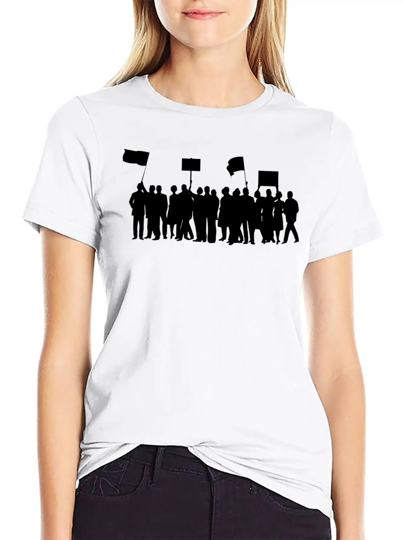 Protest March Classic Fit Graphic Tee For Daily Comfort – Unisex Cotton Shirt