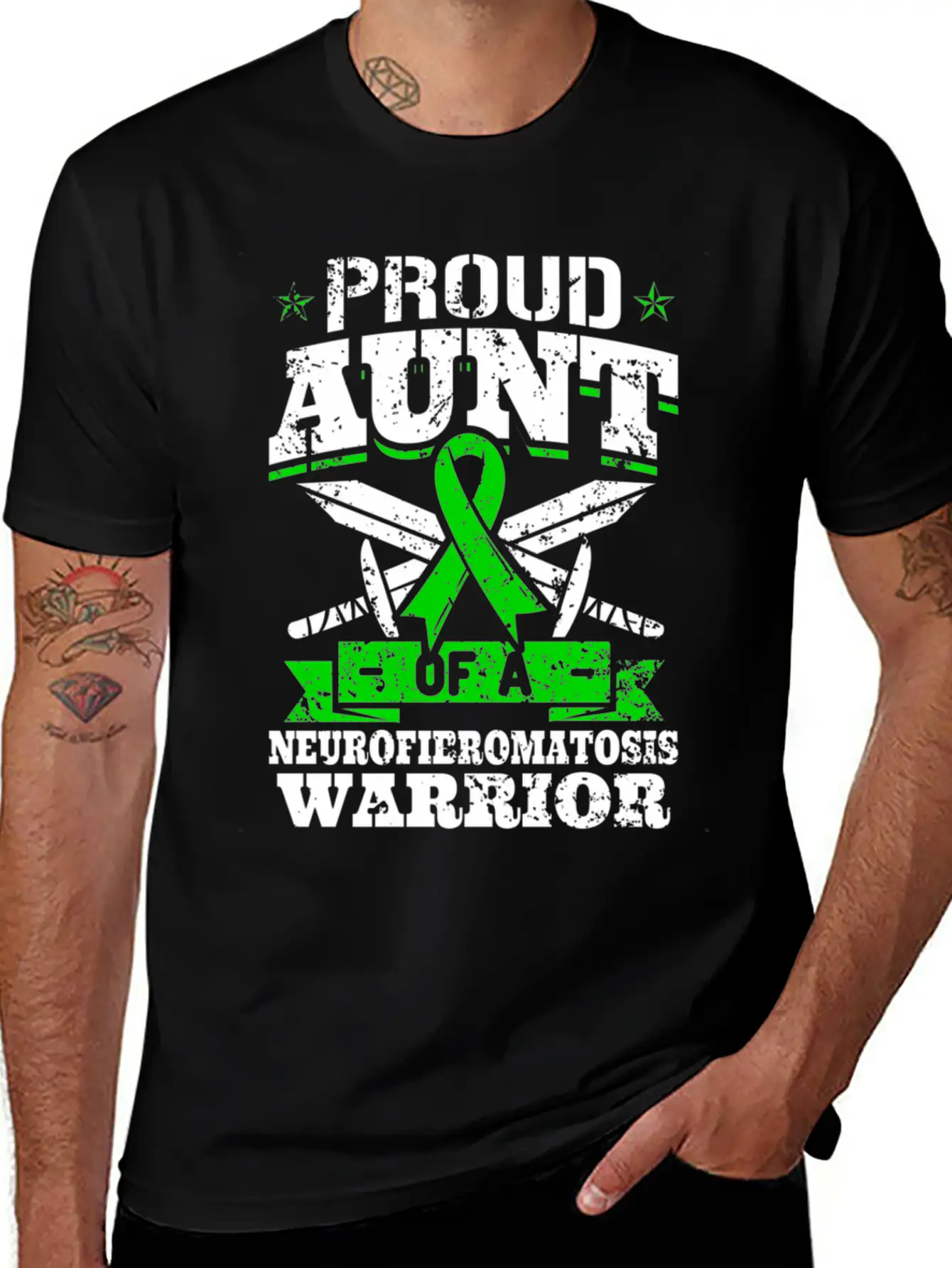 Proud A Of A Neurofibromatosis Warrior Lightweight Cotton T-Shirt – Daily Comfort Graphic Shirt