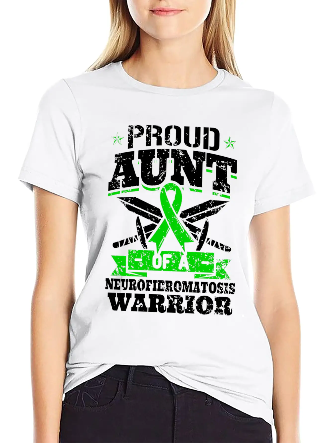 Proud A Of A Neurofibromatosis Warrior Lightweight Cotton T-Shirt – Daily Comfort Graphic Shirt