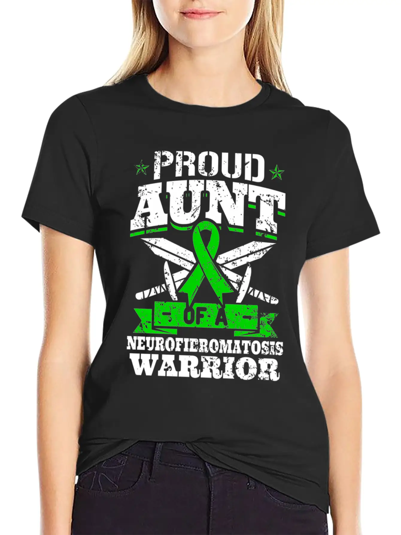 Proud A Of A Neurofibromatosis Warrior Lightweight Cotton T-Shirt – Daily Comfort Graphic Shirt
