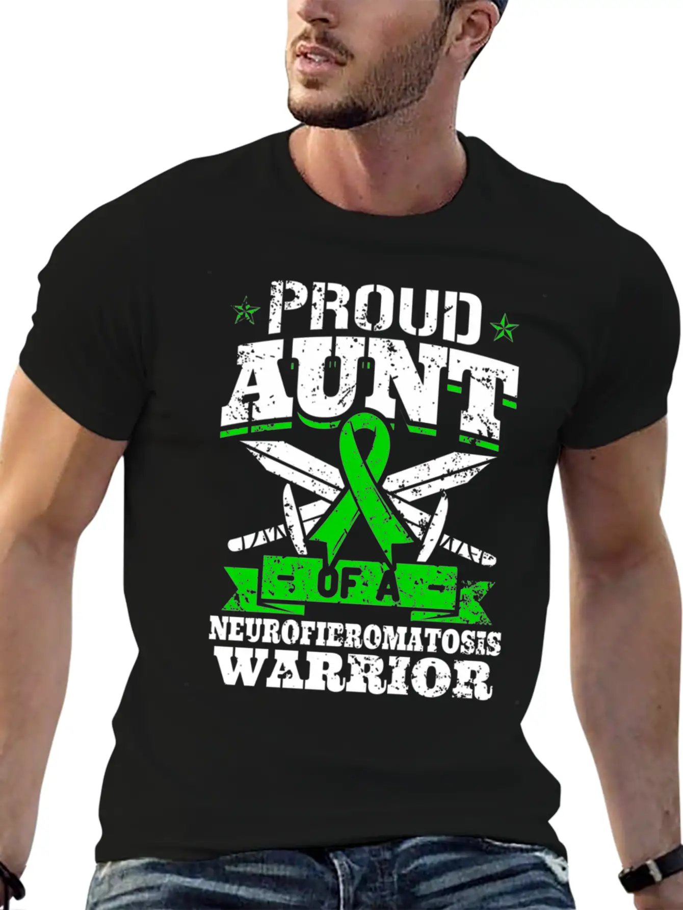Proud A Of A Neurofibromatosis Warrior Lightweight Cotton T-Shirt – Daily Comfort Graphic Shirt