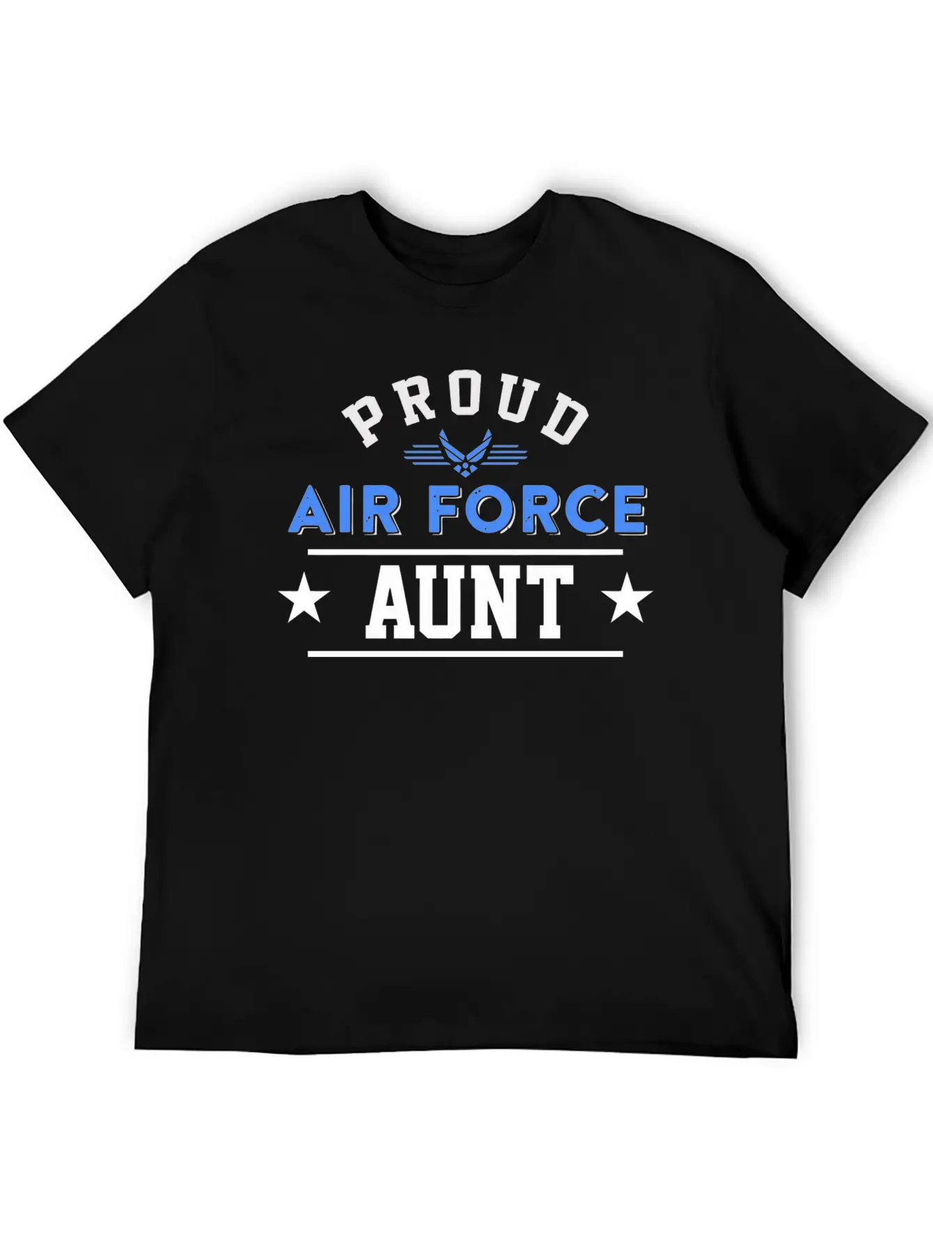 Proud Air Force Aunt Essential Cotton Tee For Daily Outfits – Unisex Style