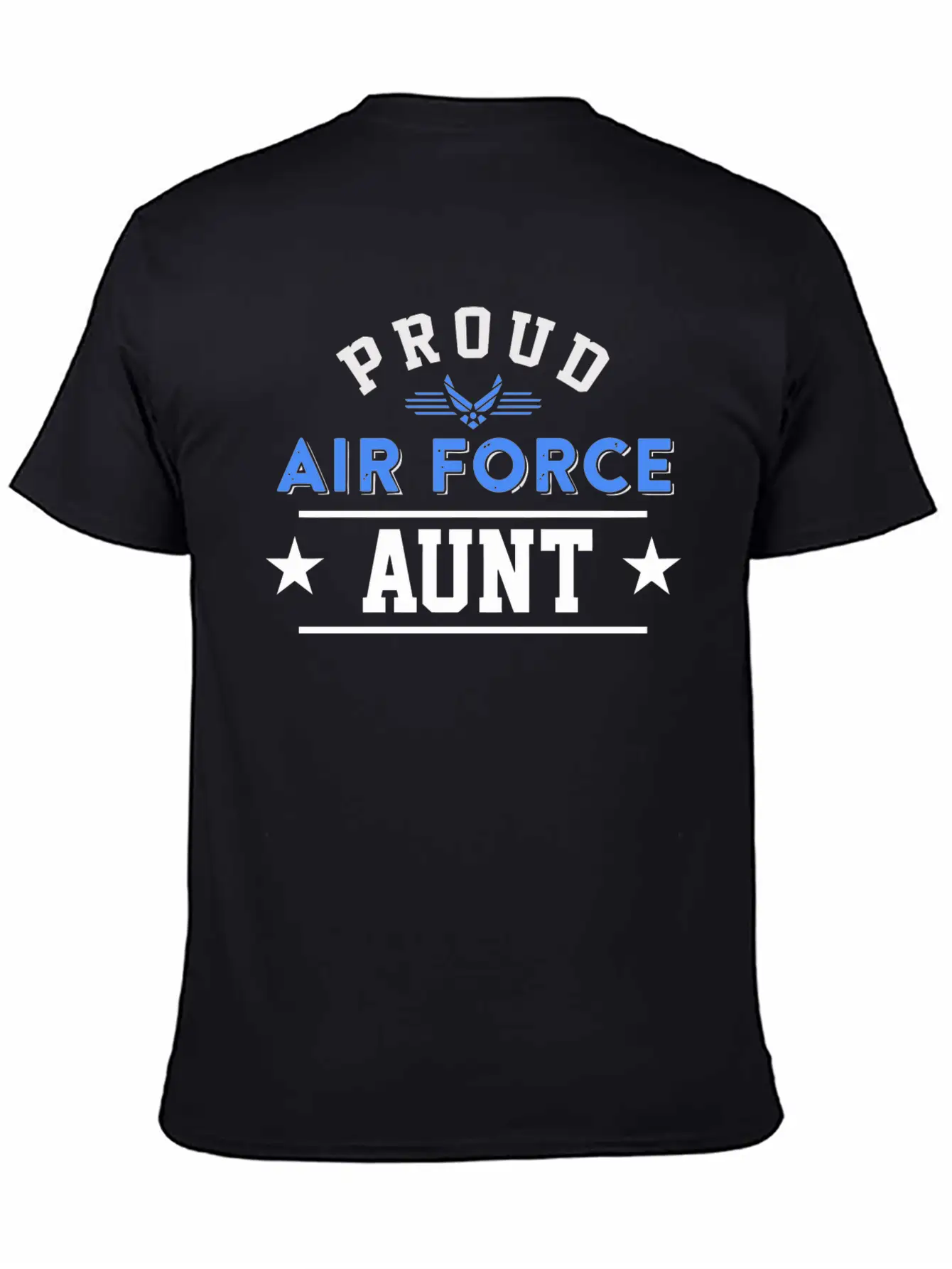 Proud Air Force Aunt Essential Cotton Tee For Daily Outfits – Unisex Style