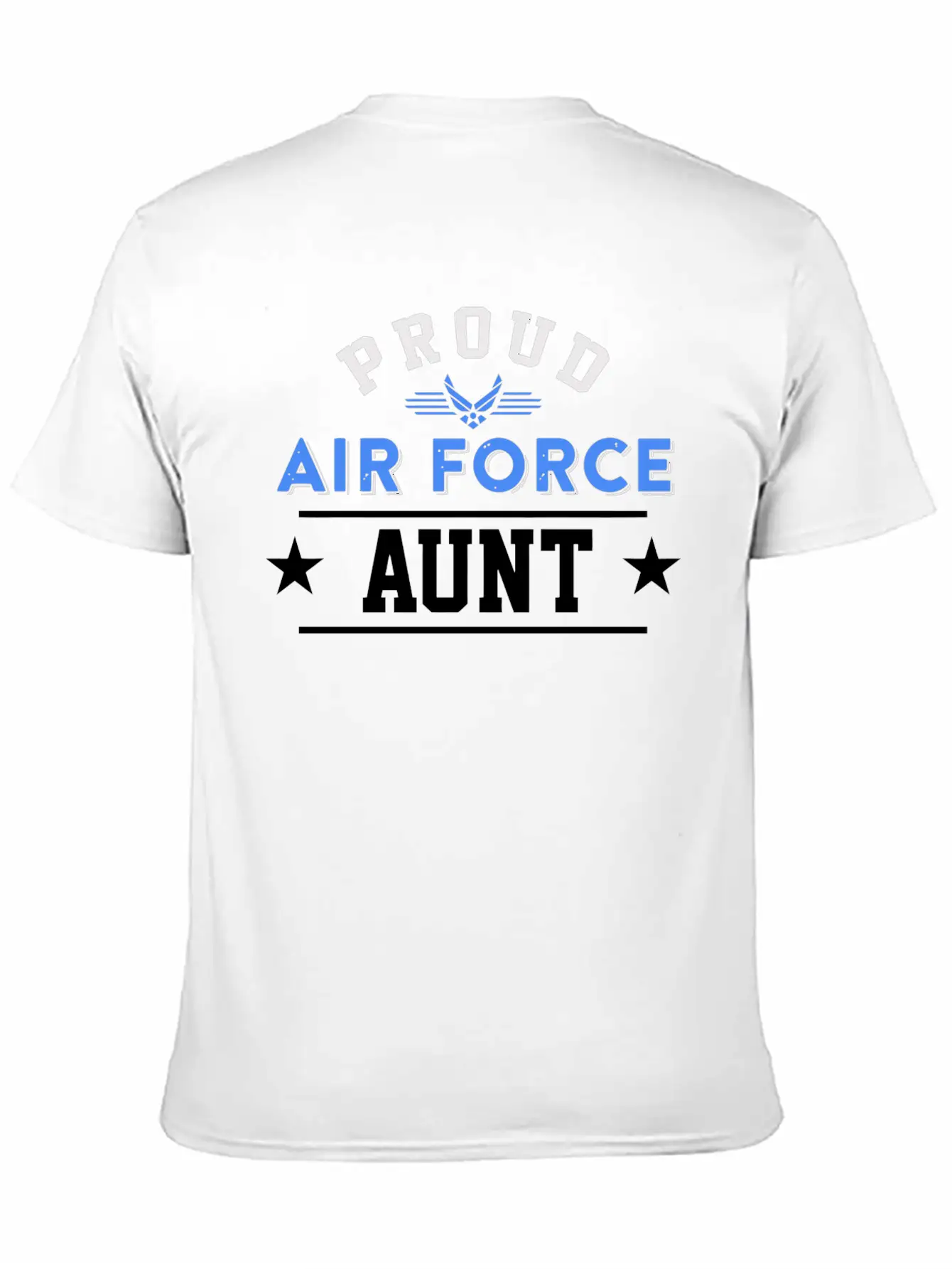 Proud Air Force Aunt Essential Cotton Tee For Daily Outfits – Unisex Style