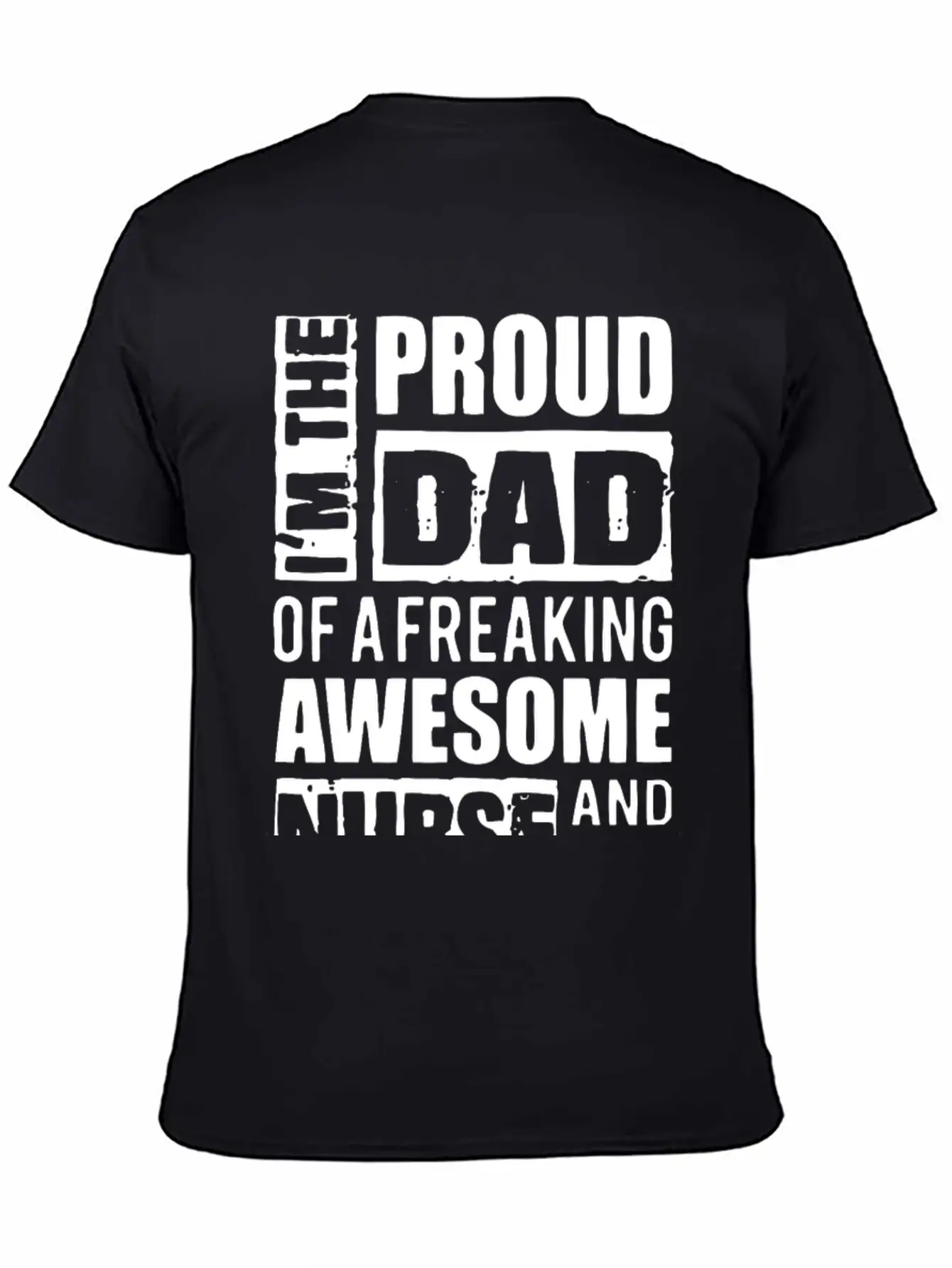 Proud Dad Nurse Basic Graphic T-Shirt – Daily Comfort In Soft Cotton