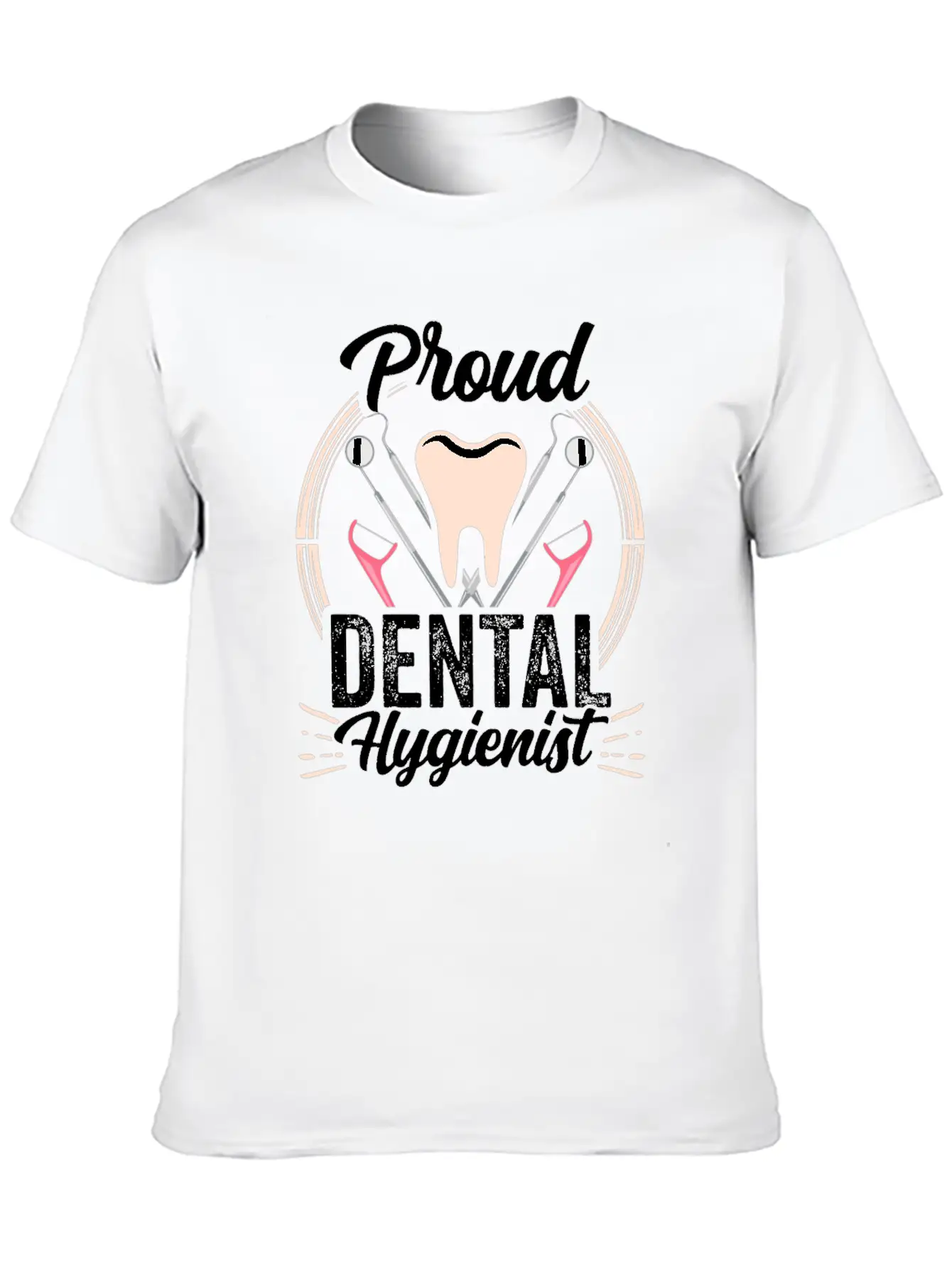 Proud Dental Hygienist Dentist Hygiene Clinic Classic Fit Graphic Tee For Daily Comfort – Unisex Cotton Shirt
