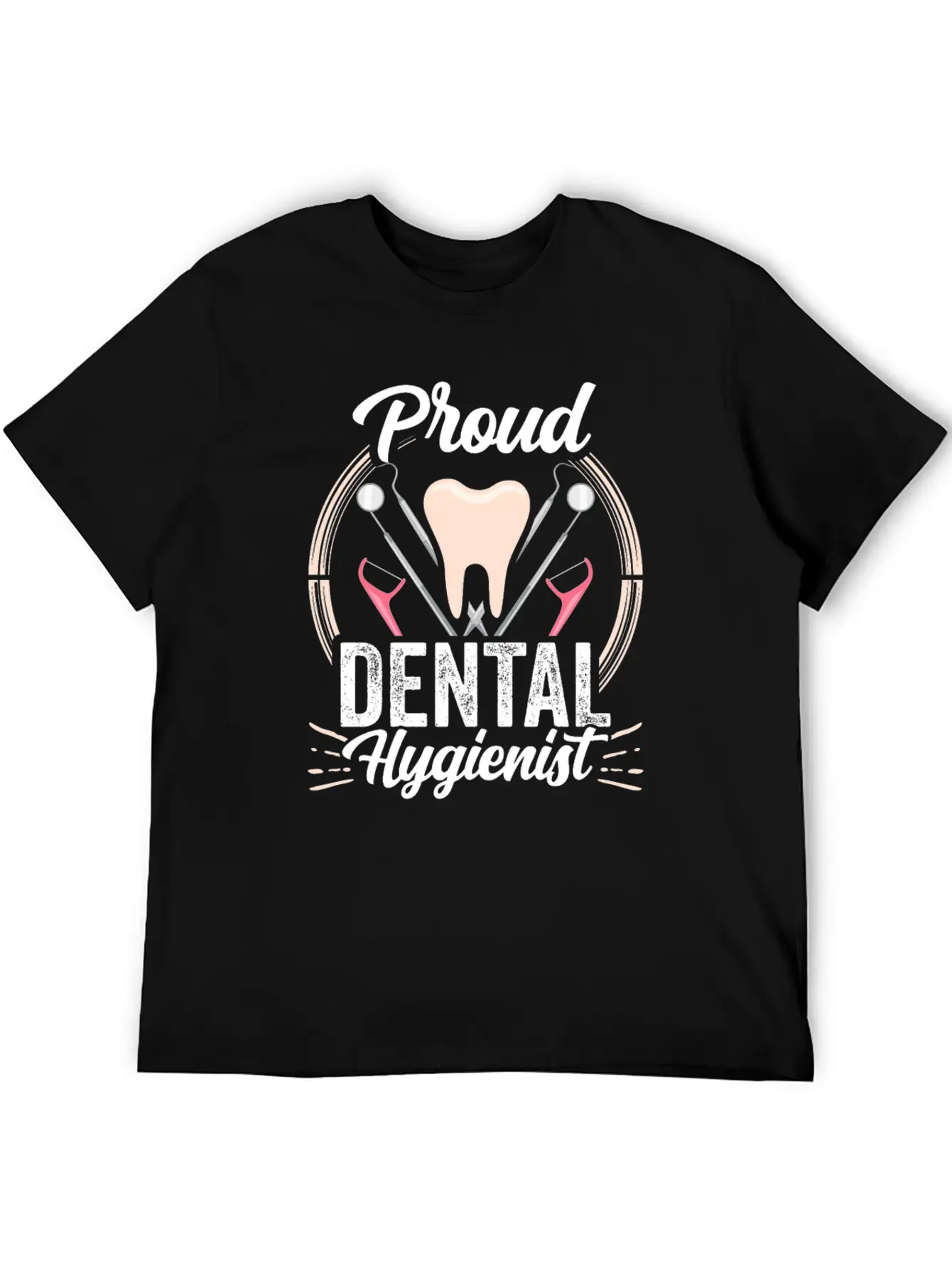 Proud Dental Hygienist Dentist Hygiene Clinic Classic Fit Graphic Tee For Daily Comfort – Unisex Cotton Shirt