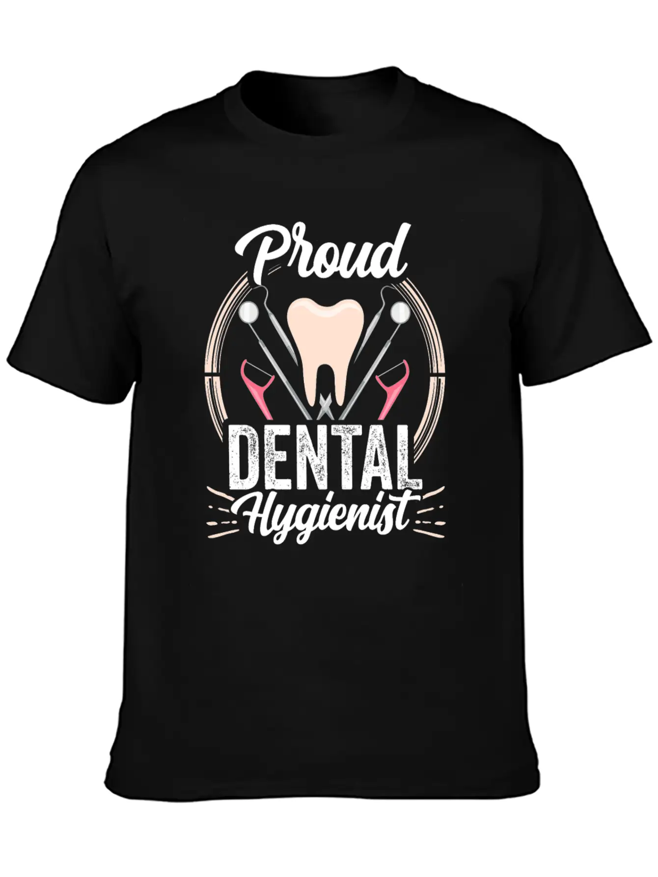 Proud Dental Hygienist Dentist Hygiene Clinic Classic Fit Graphic Tee For Daily Comfort – Unisex Cotton Shirt