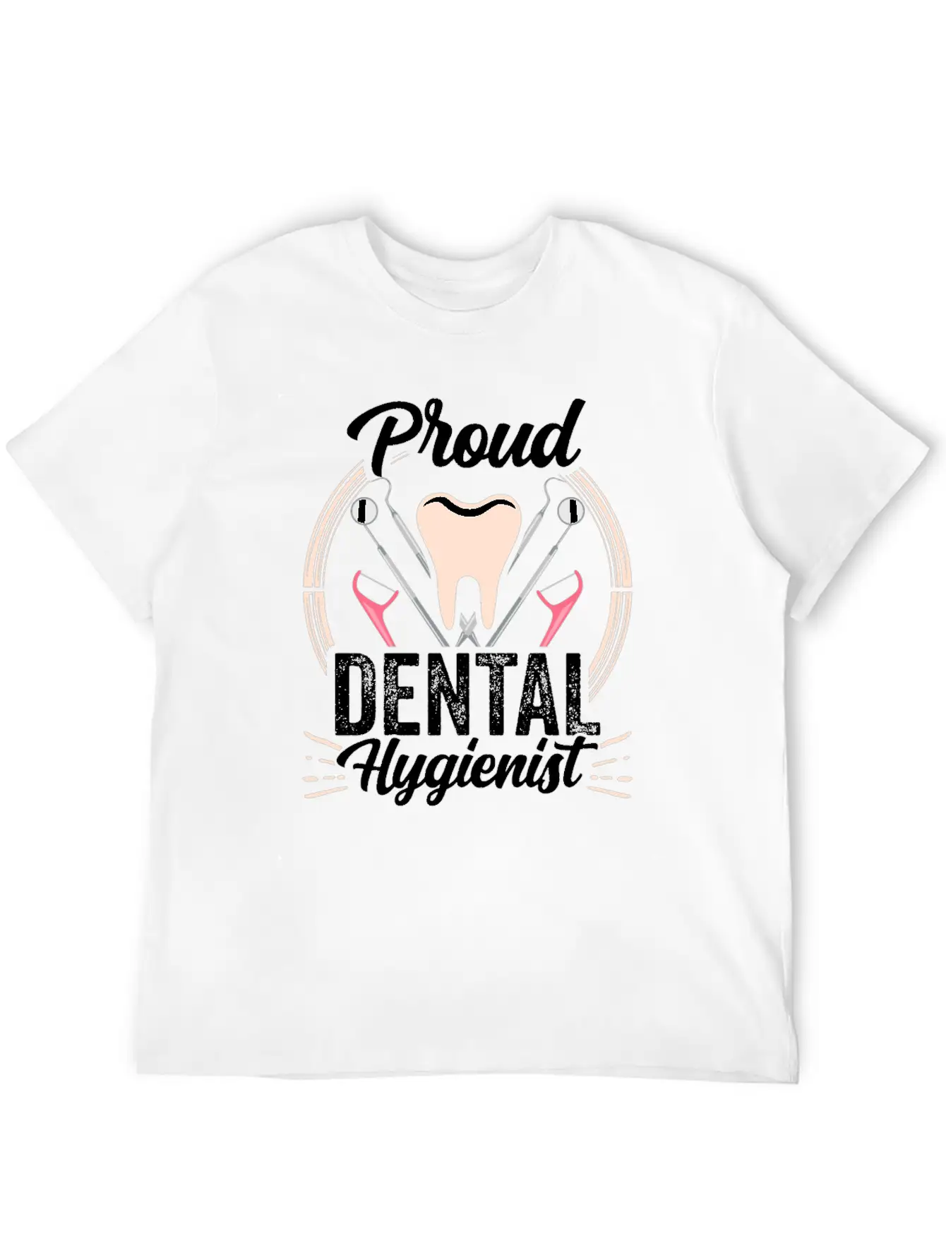 Proud Dental Hygienist Dentist Hygiene Clinic Classic Fit Graphic Tee For Daily Comfort – Unisex Cotton Shirt