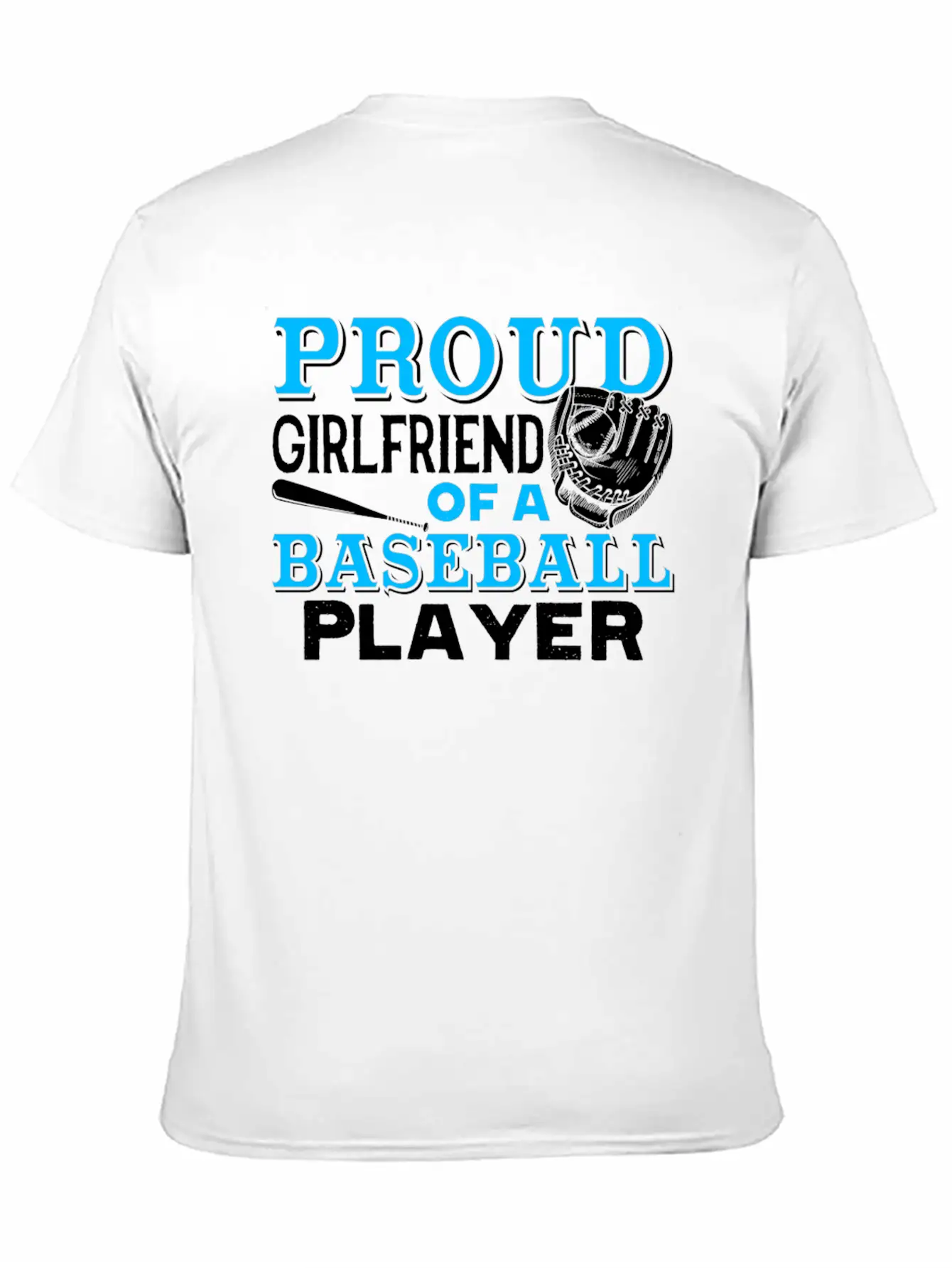 Proud Girlfriend Of Baseball Player Shirt Unisex Casual T-Shirt – Clean Design For Daily Comfort