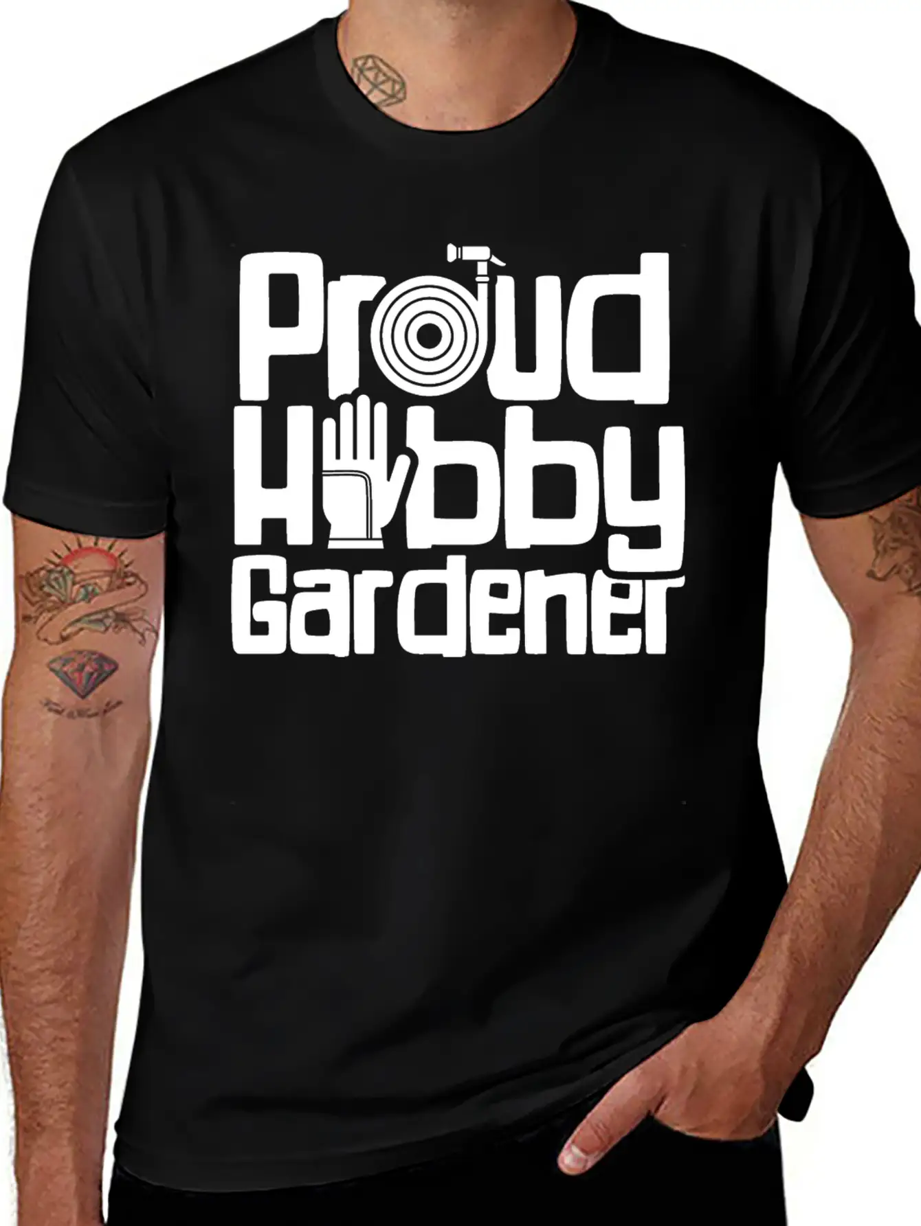 Proud Hobby Gardener Garden Gardening Gardens Lightweight Cotton T-Shirt – Daily Comfort Graphic Shirt