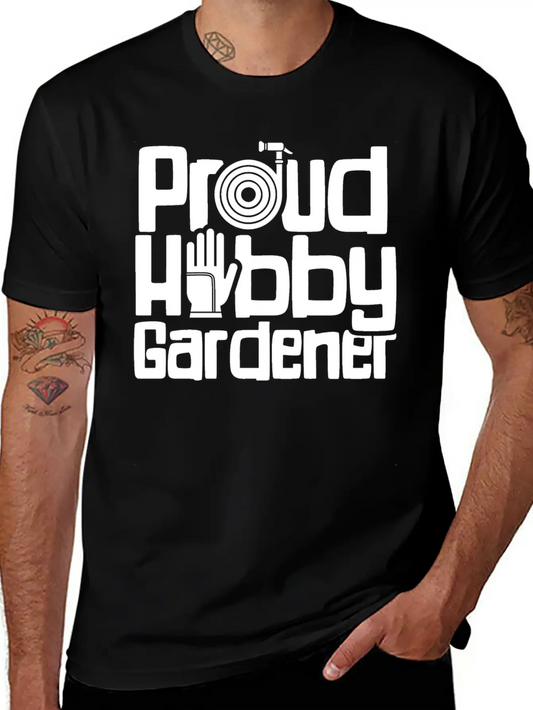 Proud Hobby Gardener Garden Gardening Gardens Lightweight Cotton T-Shirt – Daily Comfort Graphic Shirt