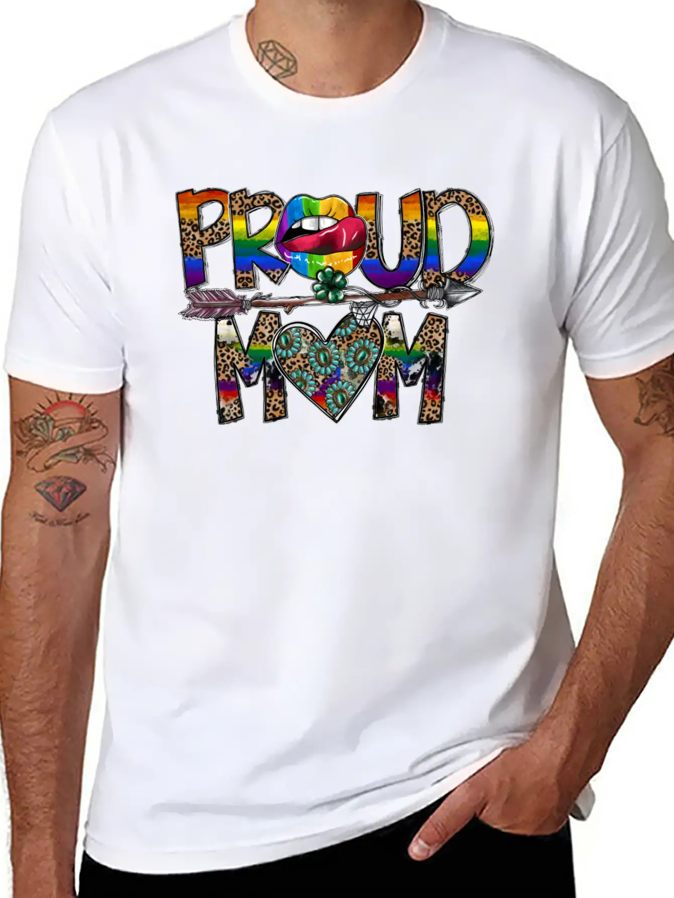 Proud Mom Modern Fit Casual T-Shirt – Clean And Versatile Design