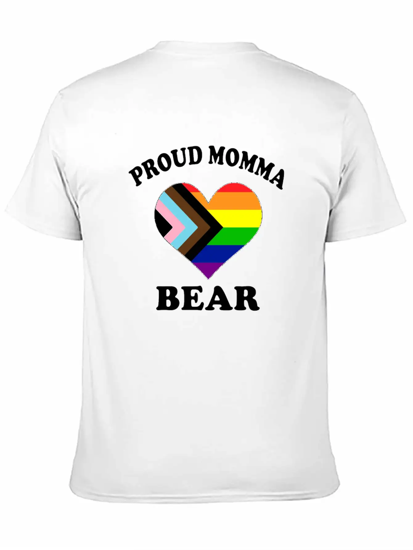 Proud Momma Bear Trans LGTBQ Pride Black Month Modern Fit Casual T-Shirt – Clean And Versatile Design