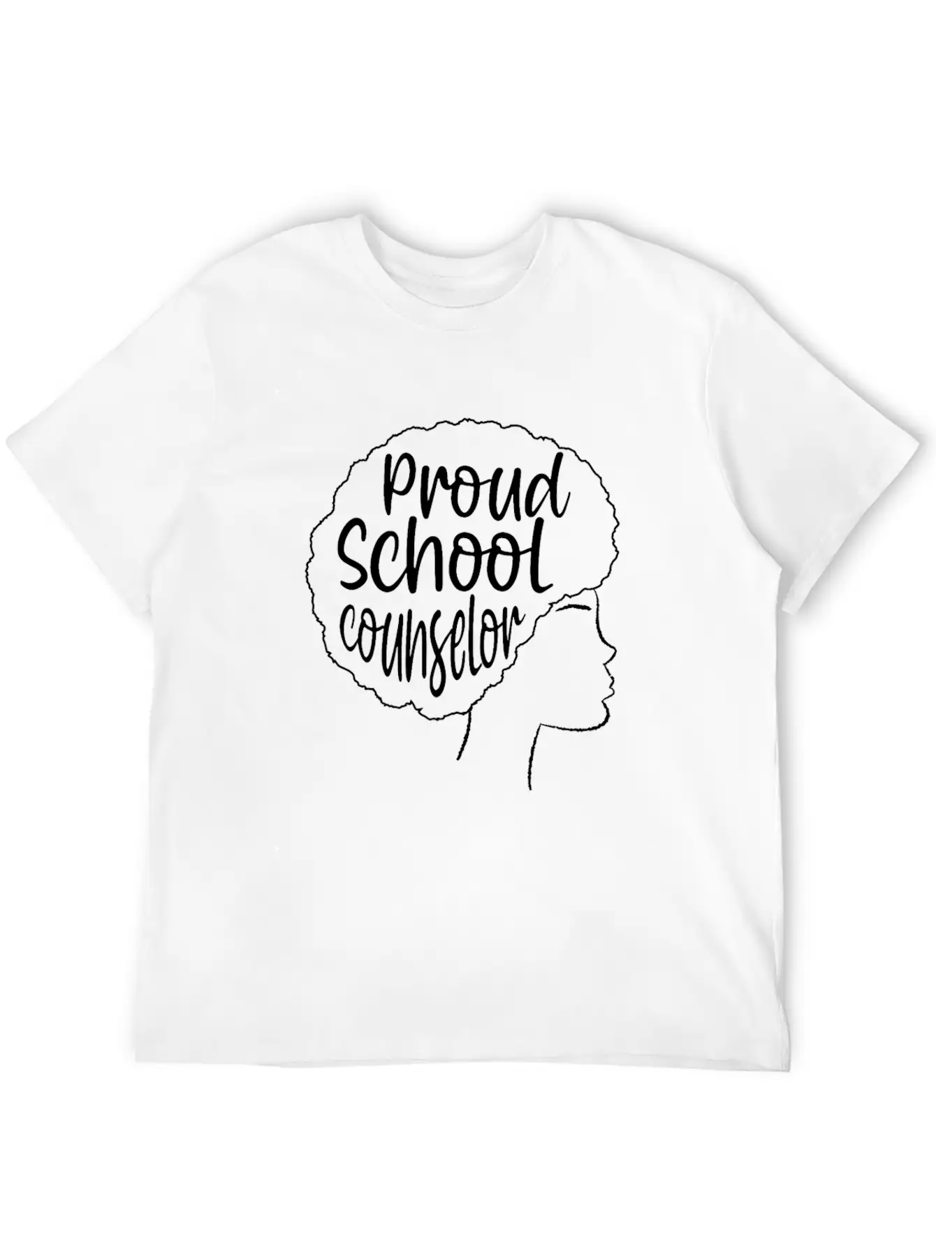 Proud School Counselor African American Education Lightweight Cotton T-Shirt – Daily Comfort Graphic Shirt
