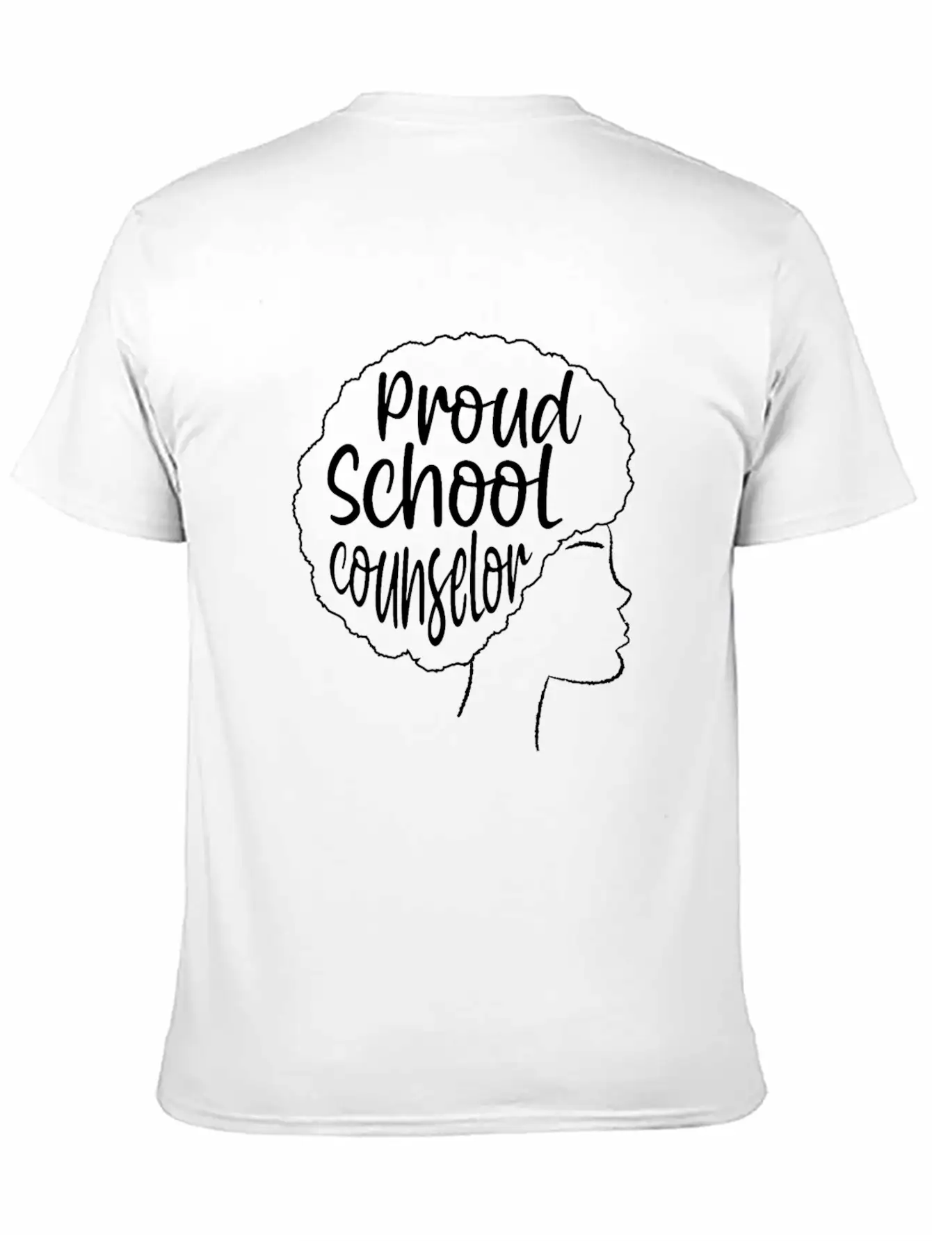 Proud School Counselor African American Education Lightweight Cotton T-Shirt – Daily Comfort Graphic Shirt