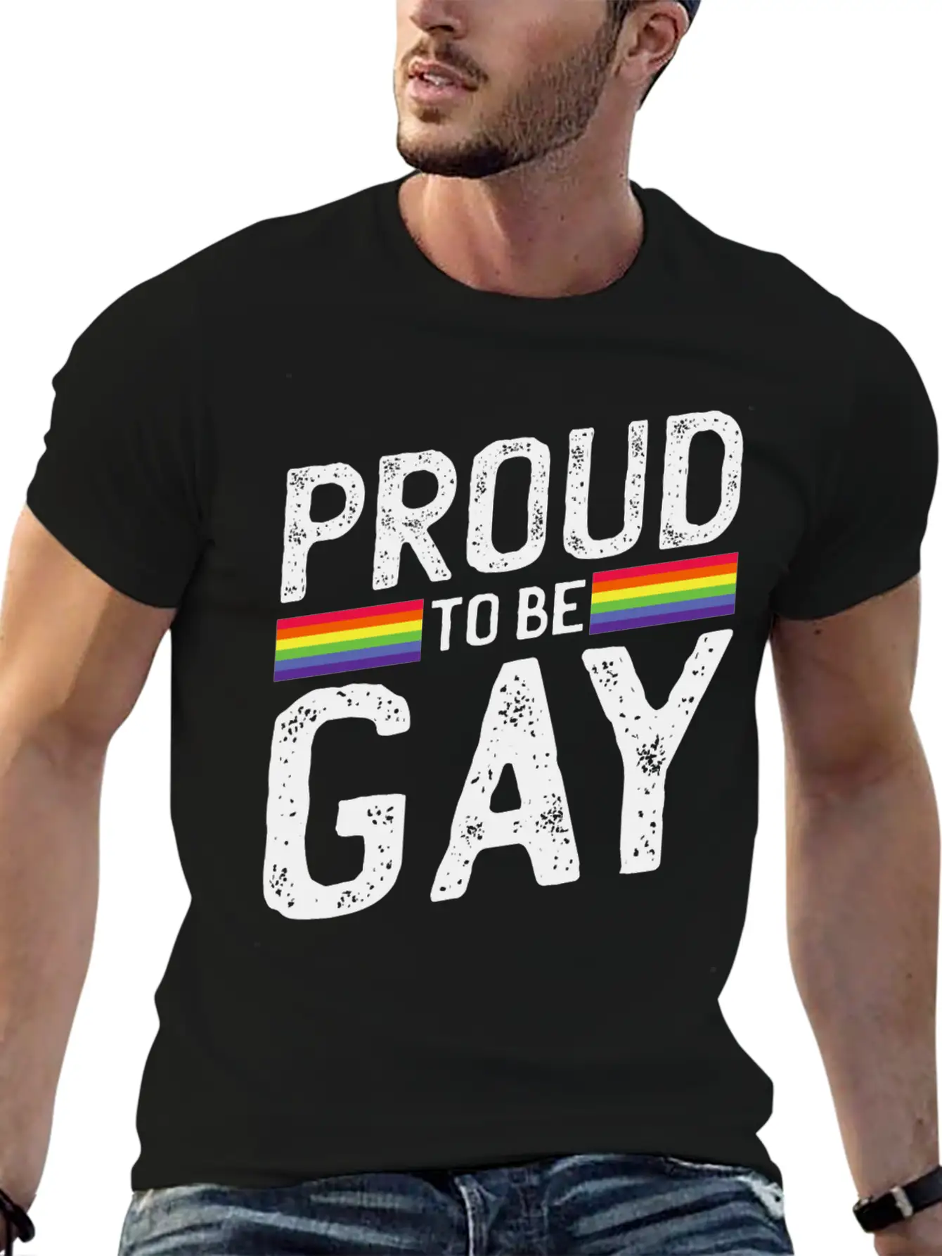 Proud To Be Gay Unisex Casual T-Shirt – Clean Design For Daily Comfort