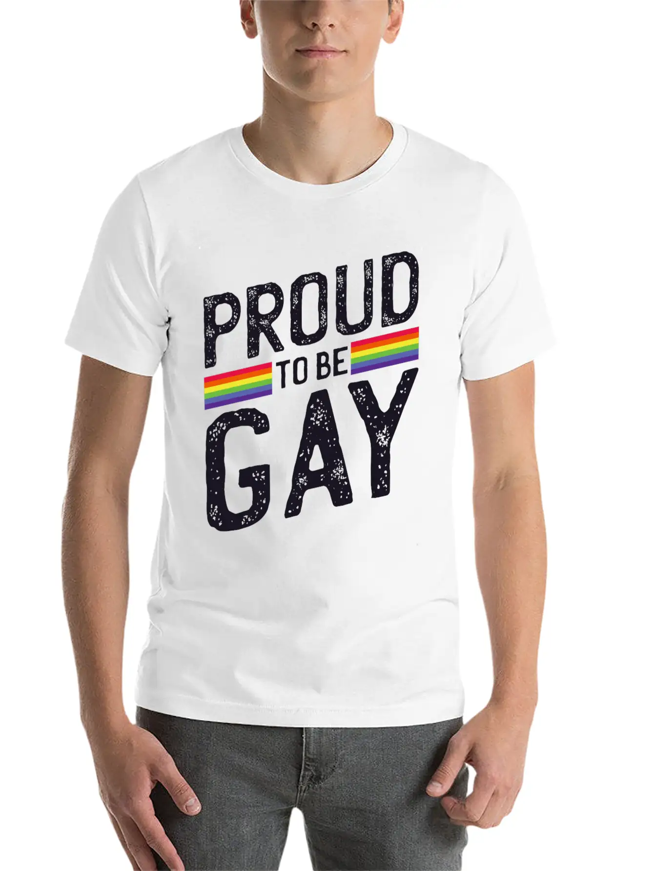 Proud To Be Gay Unisex Casual T-Shirt – Clean Design For Daily Comfort
