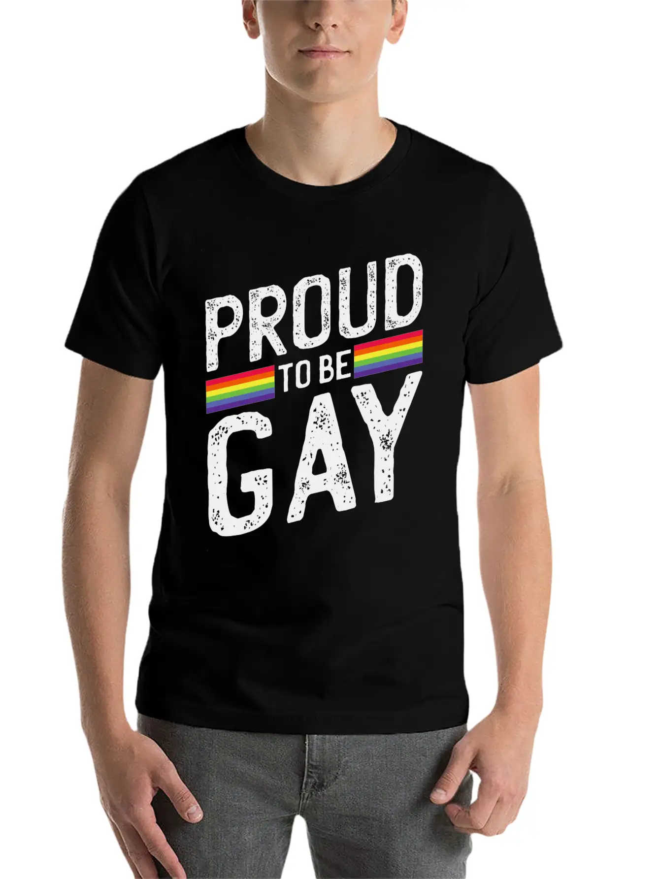 Proud To Be Gay Unisex Casual T-Shirt – Clean Design For Daily Comfort
