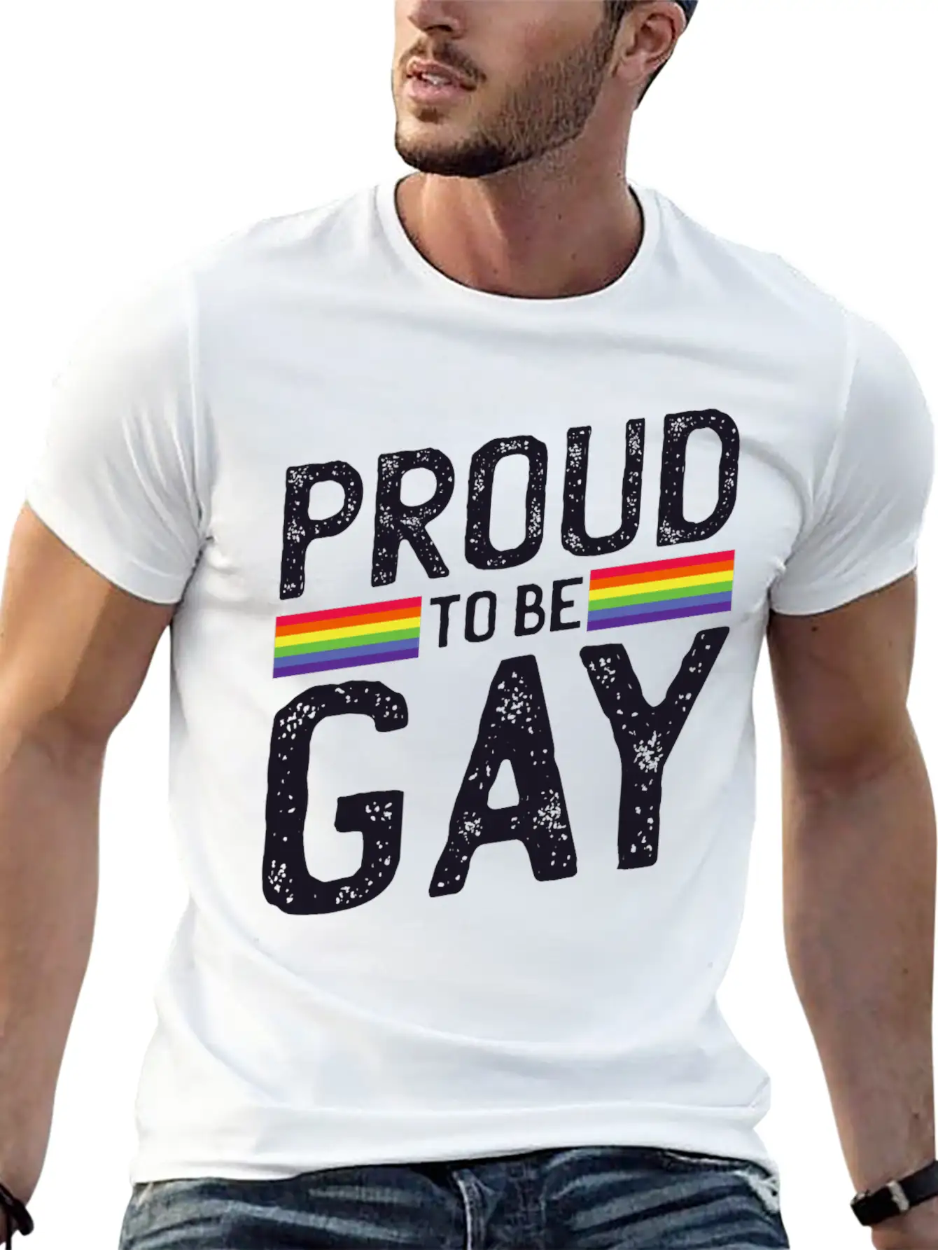 Proud To Be Gay Unisex Casual T-Shirt – Clean Design For Daily Comfort