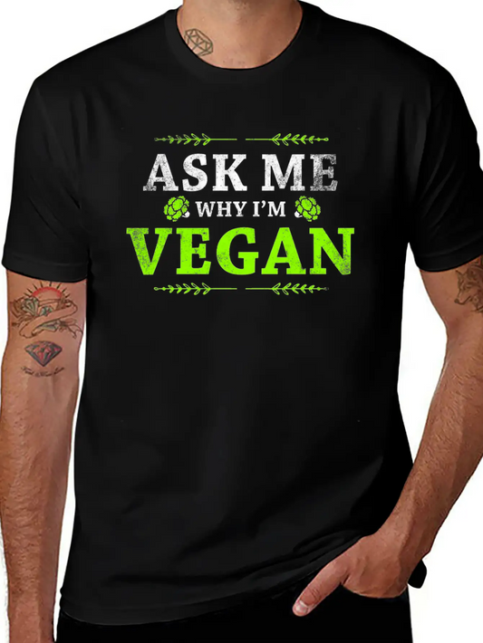 Proud Vegetarian Vegan Vegan Lightweight Cotton T-Shirt – Daily Comfort Graphic Shirt