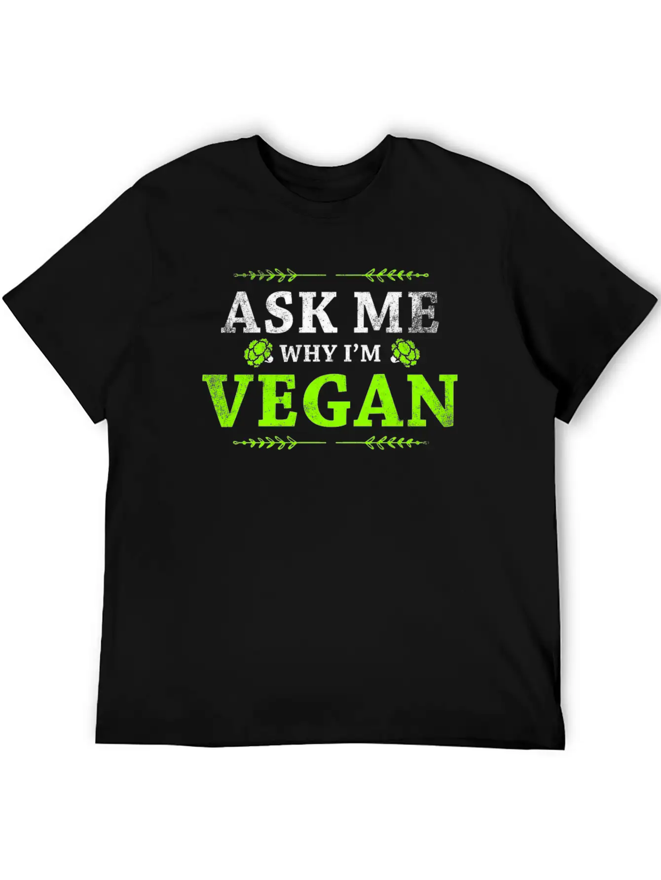 Proud Vegetarian Vegan Vegan Lightweight Cotton T-Shirt – Daily Comfort Graphic Shirt