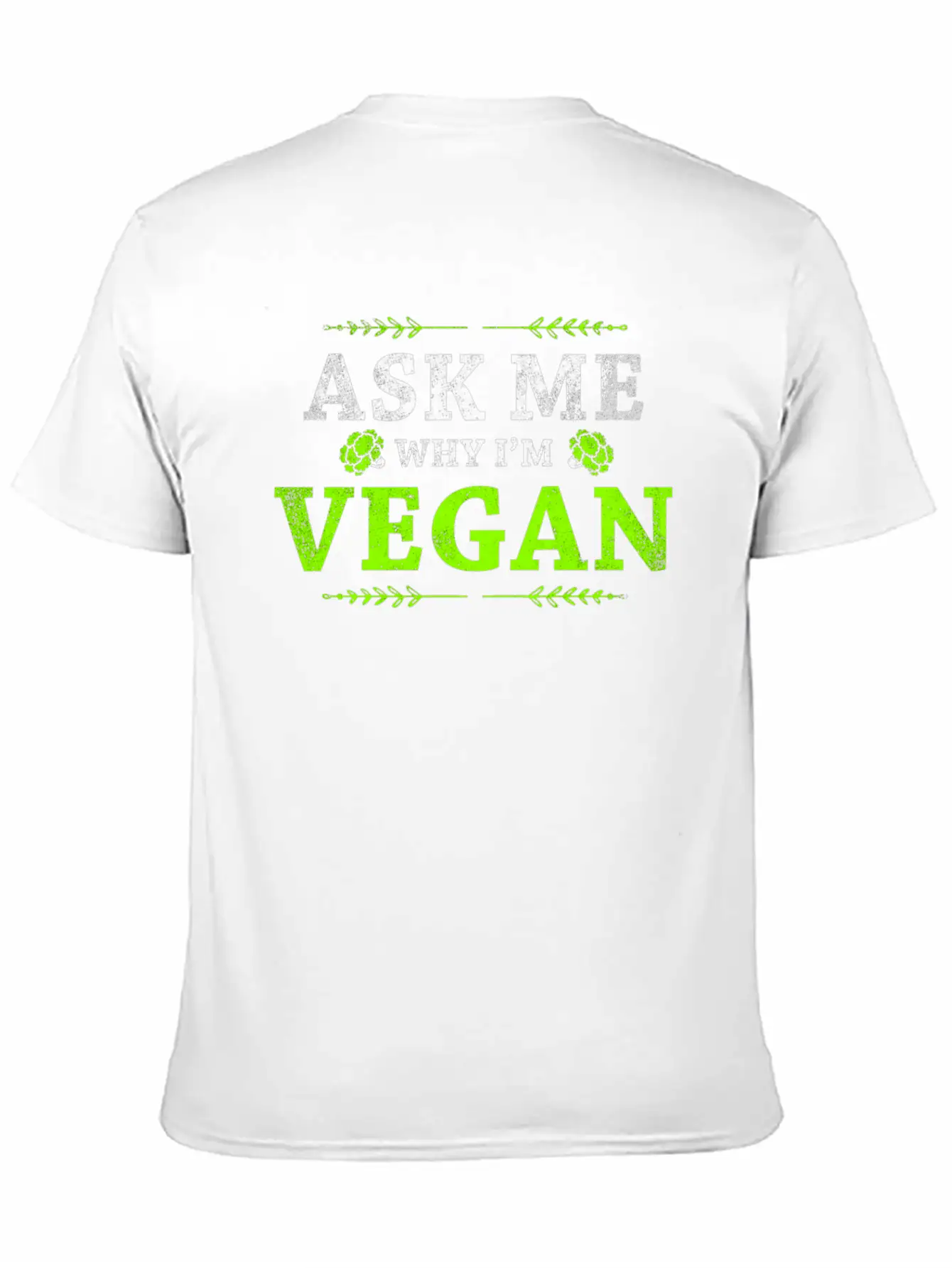 Proud Vegetarian Vegan Vegan Lightweight Cotton T-Shirt – Daily Comfort Graphic Shirt