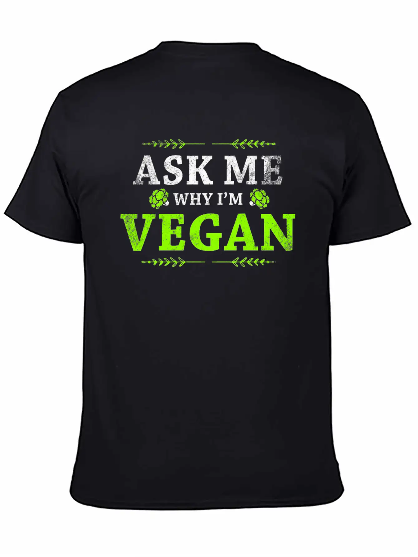 Proud Vegetarian Vegan Vegan Lightweight Cotton T-Shirt – Daily Comfort Graphic Shirt