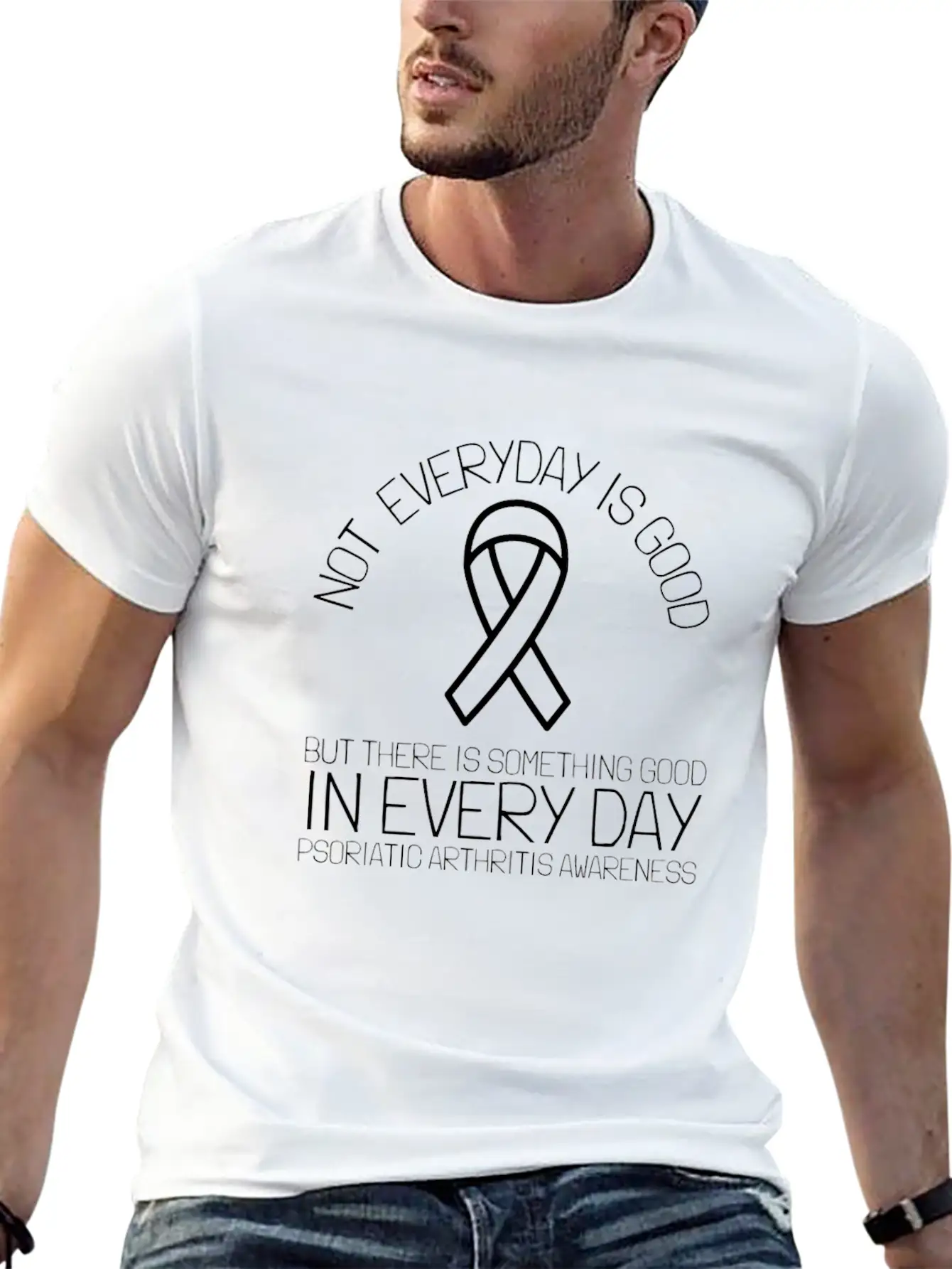 Psoriatic Arthritis Warrior & Chronic PSA Stylish Everyday T-Shirt – Unisex Basic Cotton Tee