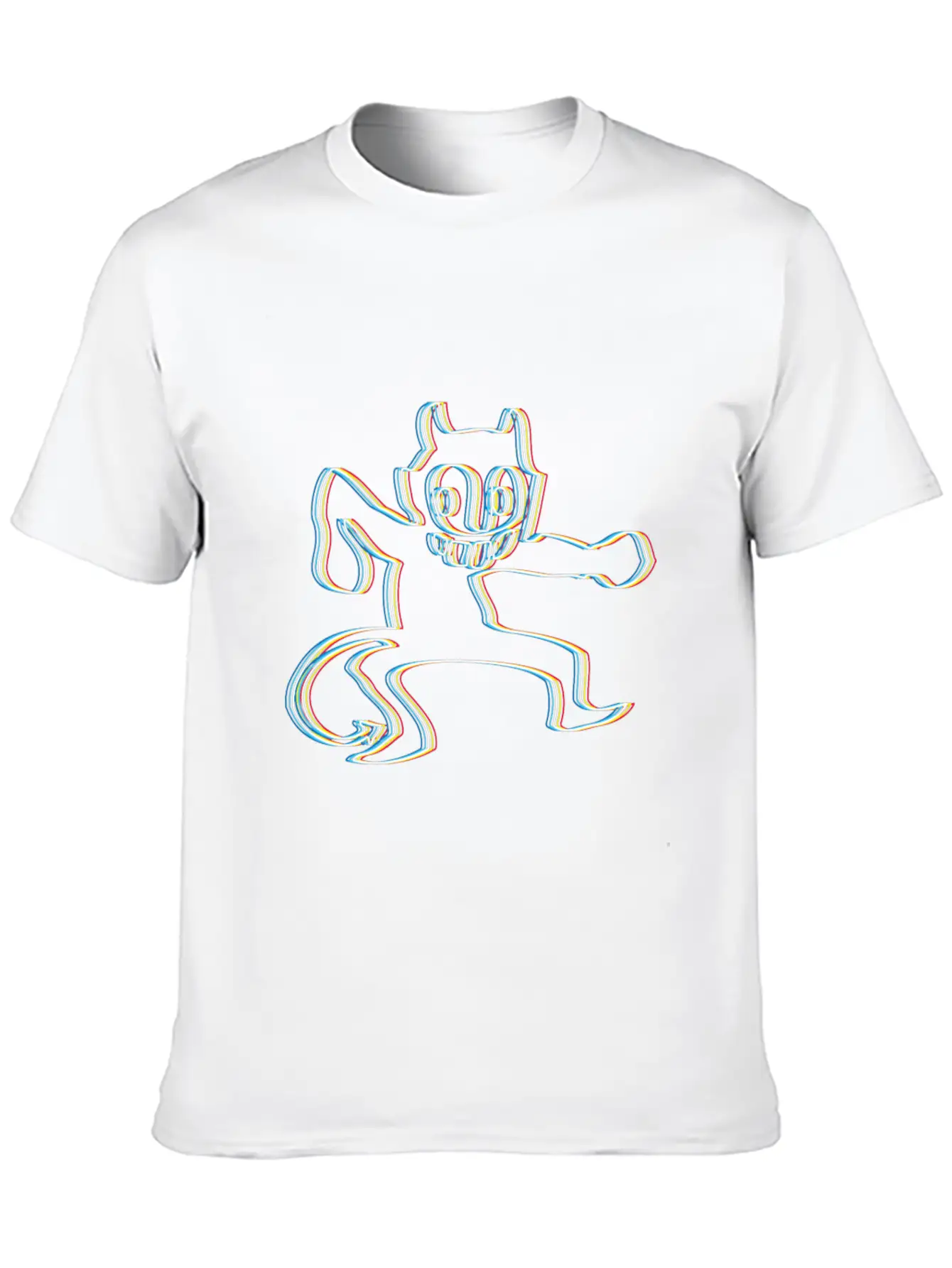 Psychedelic Devil Gift Idea For Satan Lucifer Relaxed Everyday Tee – Lightweight And Durable Cotton