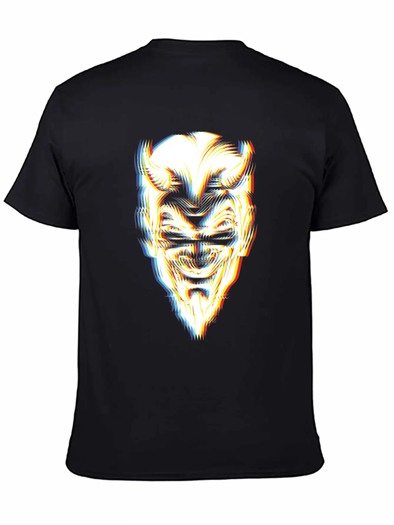 Psychedelic Devil Gift Idea For Satan Lucifer Unisex Casual T-Shirt – Clean Design For Daily Comfort