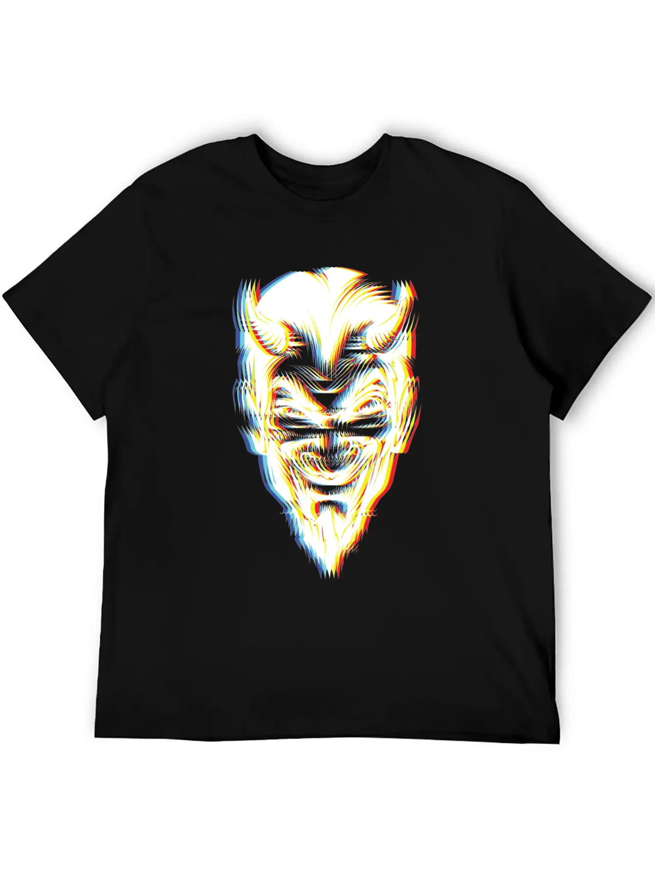 Psychedelic Devil Gift Idea For Satan Lucifer Unisex Casual T-Shirt – Clean Design For Daily Comfort