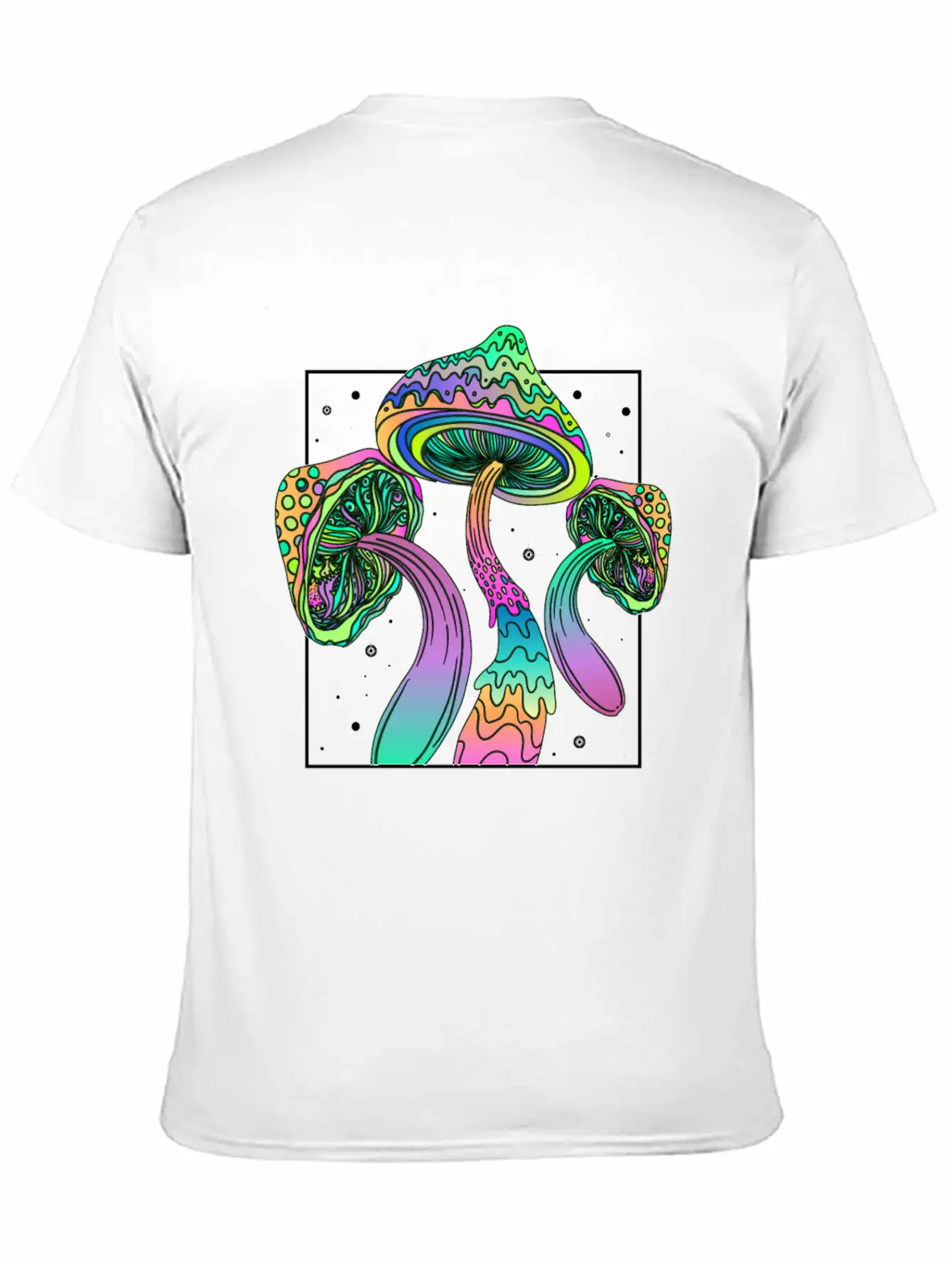 Psychedelic Fungi Festival Edm Musik Modern Fit Casual T-Shirt – Clean And Versatile Design