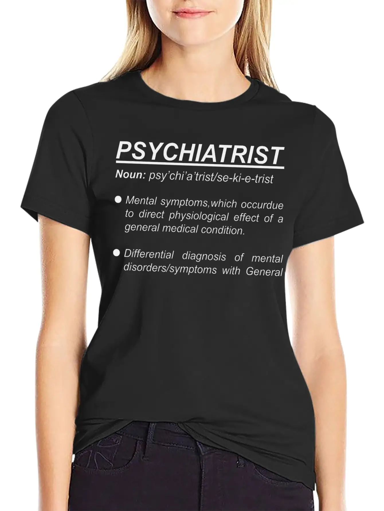Psychiatrist Noun Classic Fit Graphic Tee For Daily Comfort – Unisex Cotton Shirt