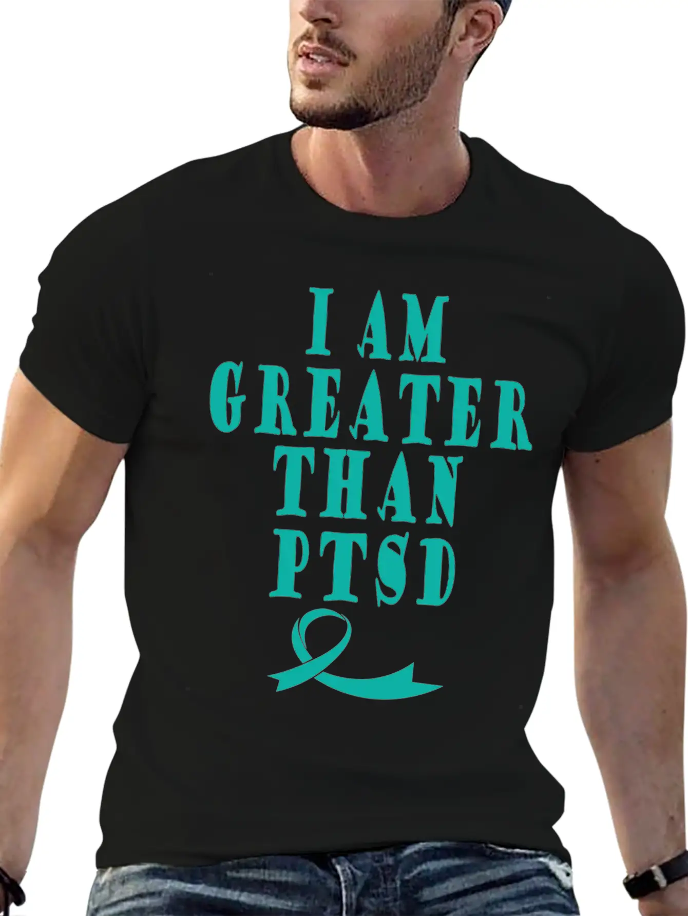 PTSD Awareness Lightweight Cotton T-Shirt – Daily Comfort Graphic Shirt