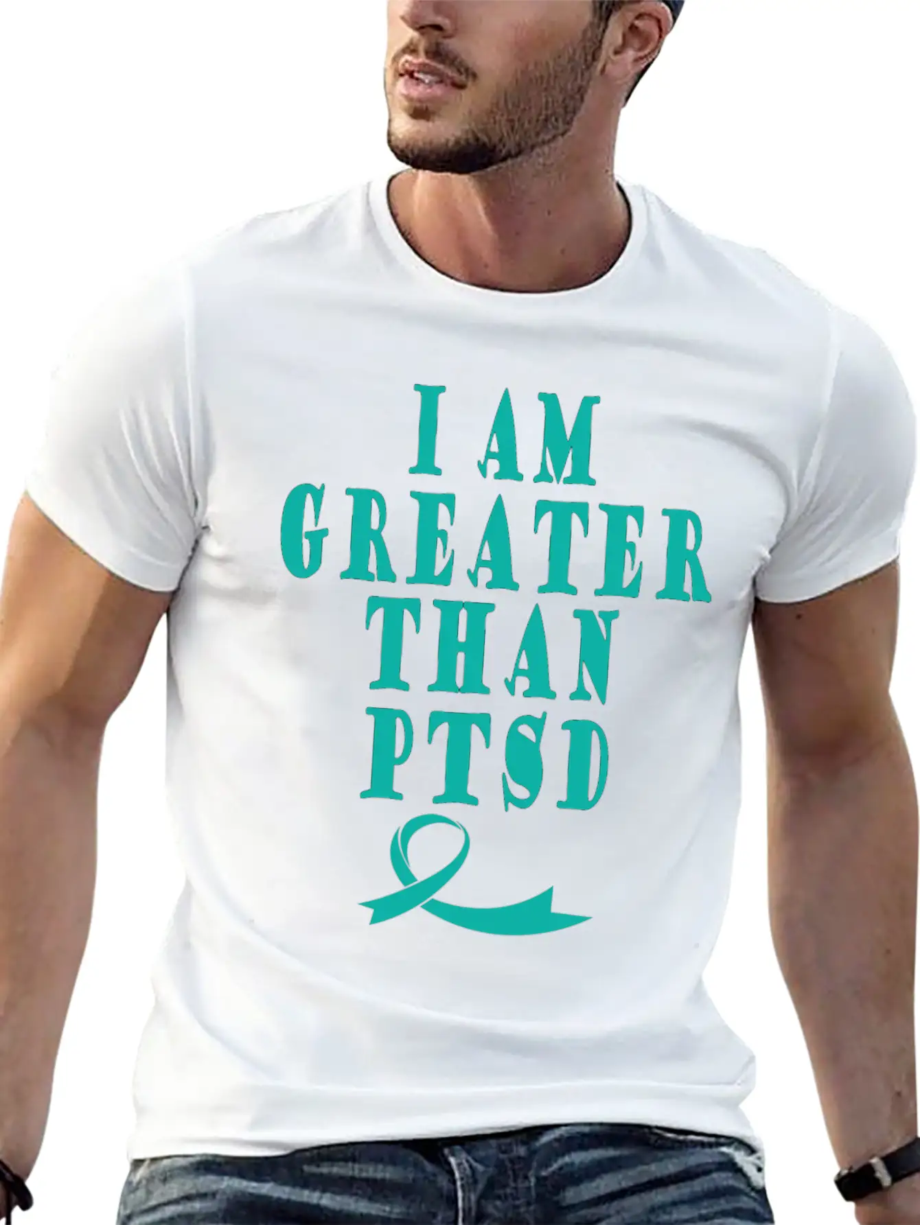 PTSD Awareness Lightweight Cotton T-Shirt – Daily Comfort Graphic Shirt