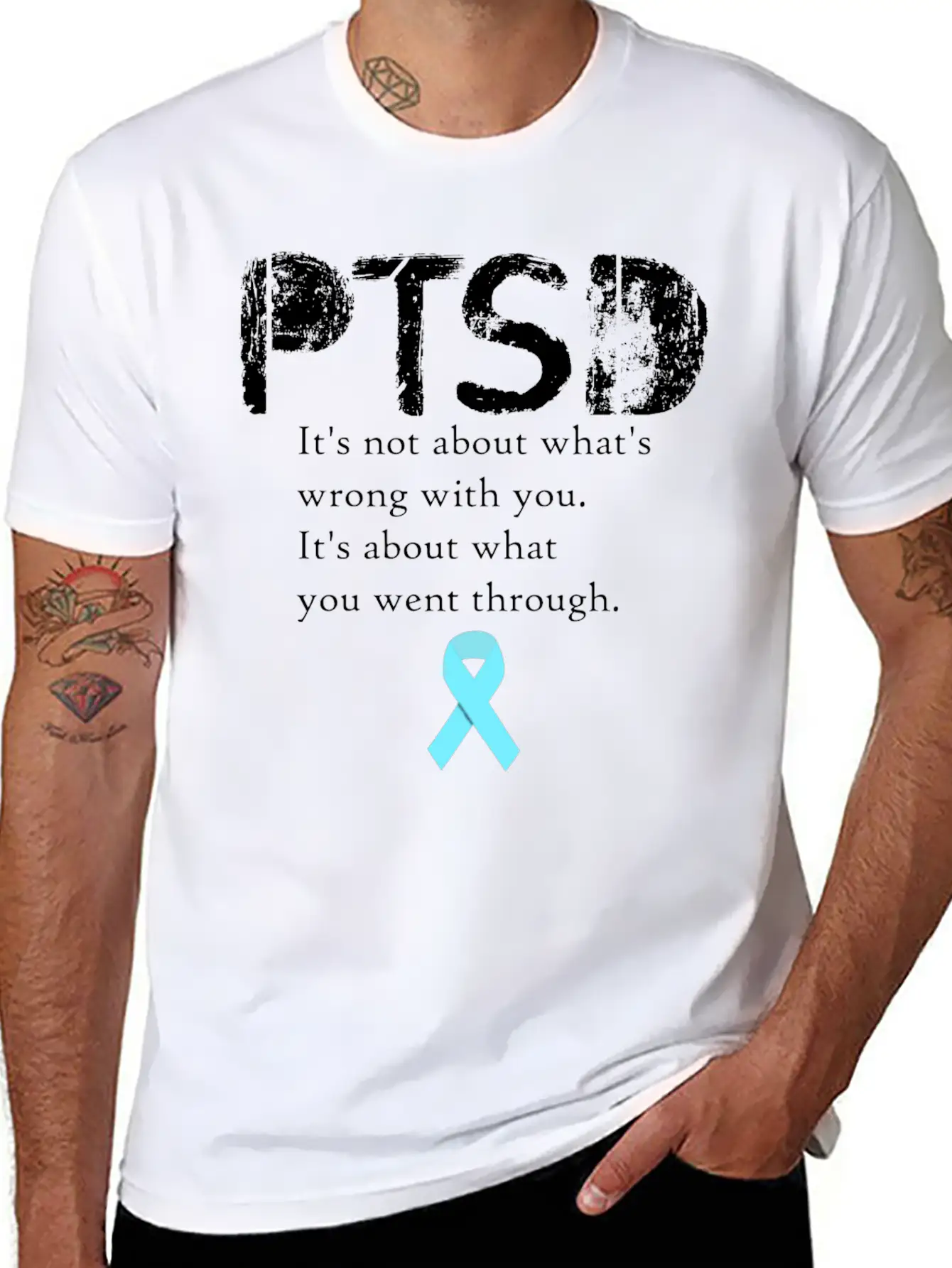 PTSD Classic Fit Graphic Tee For Daily Comfort – Unisex Cotton Shirt