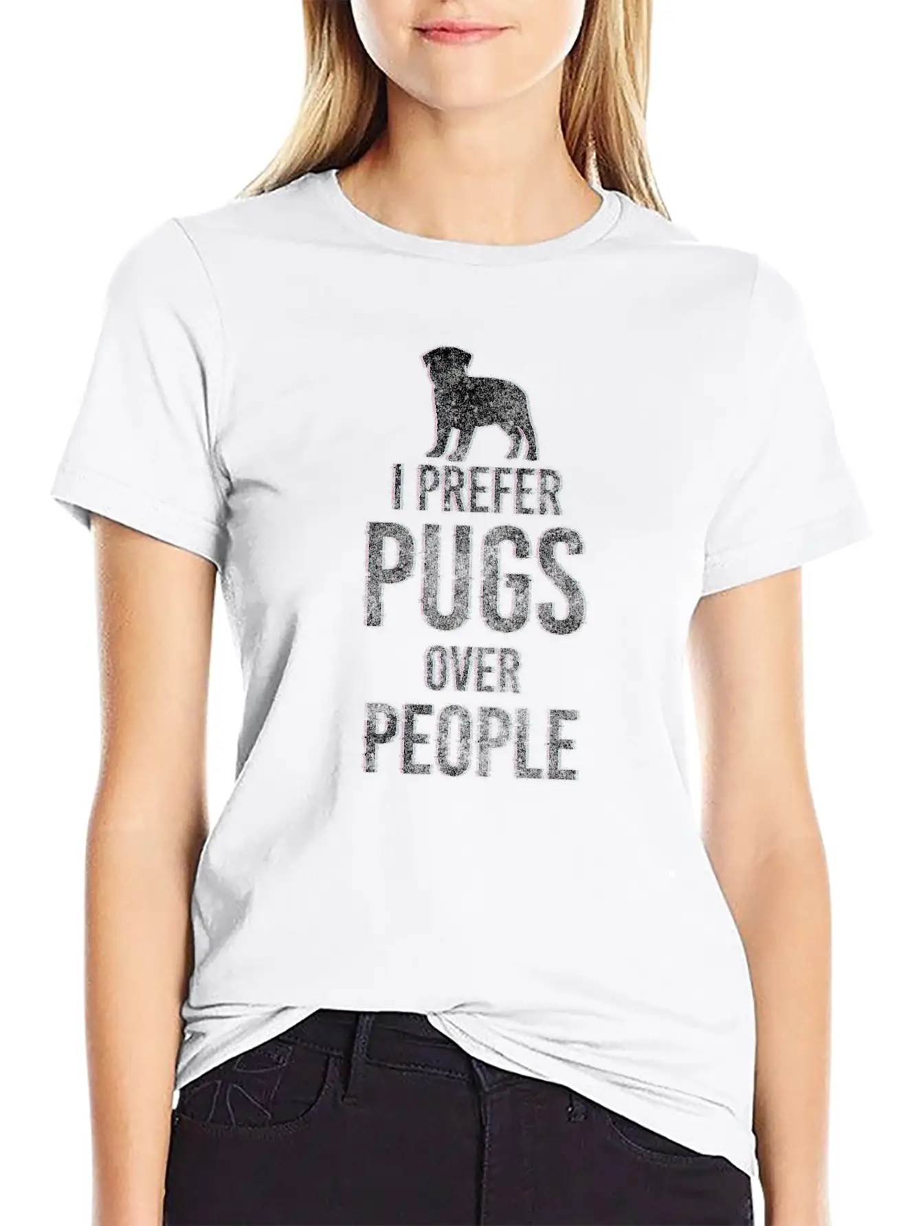 Pug Dogs Dog Dad Soft Cotton Short Sleeve Tee – Unisex Wardrobe Staple