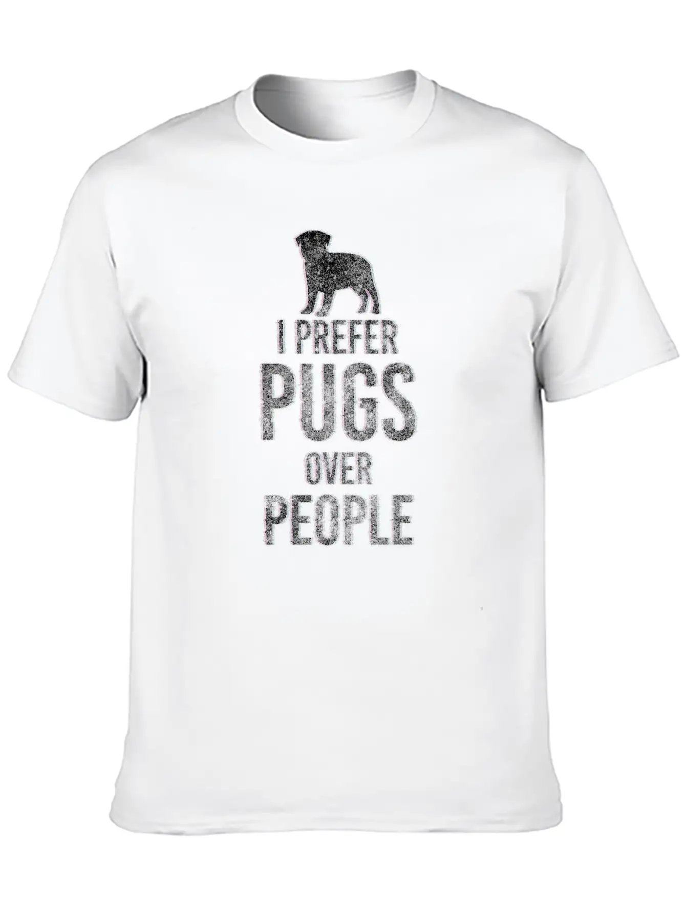 Pug Dogs Dog Dad Soft Cotton Short Sleeve Tee – Unisex Wardrobe Staple