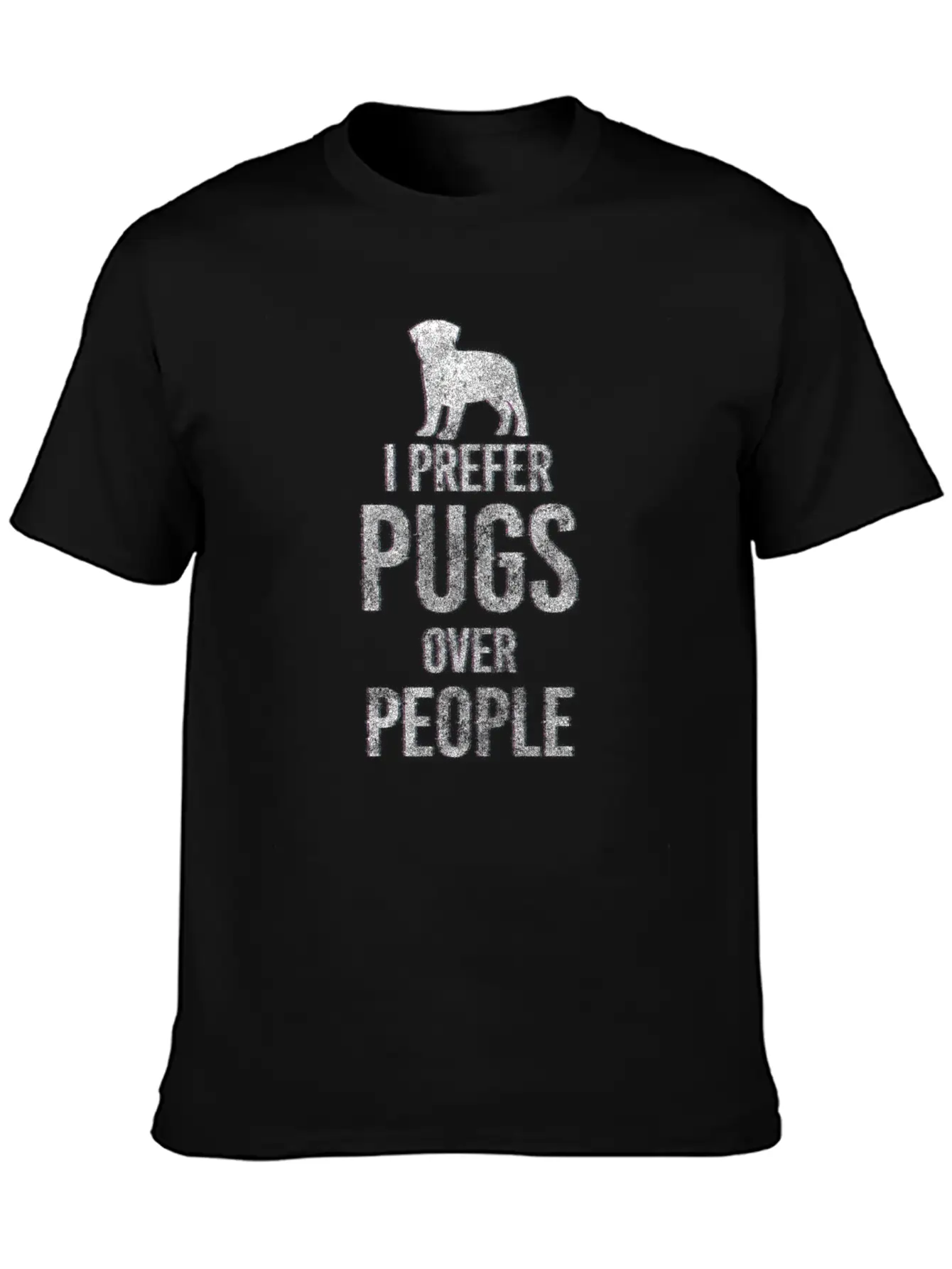 Pug Dogs Dog Dad Soft Cotton Short Sleeve Tee – Unisex Wardrobe Staple