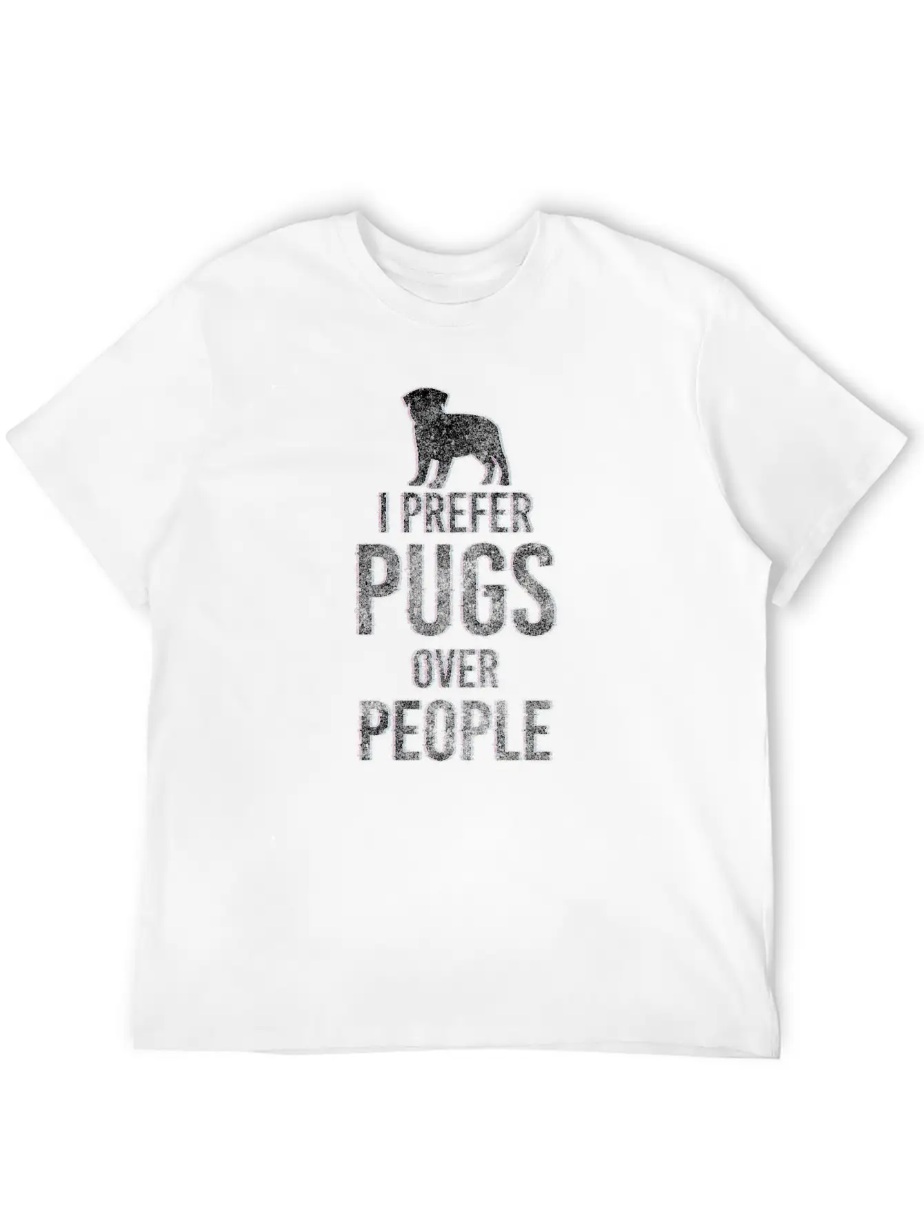 Pug Dogs Dog Dad Soft Cotton Short Sleeve Tee – Unisex Wardrobe Staple